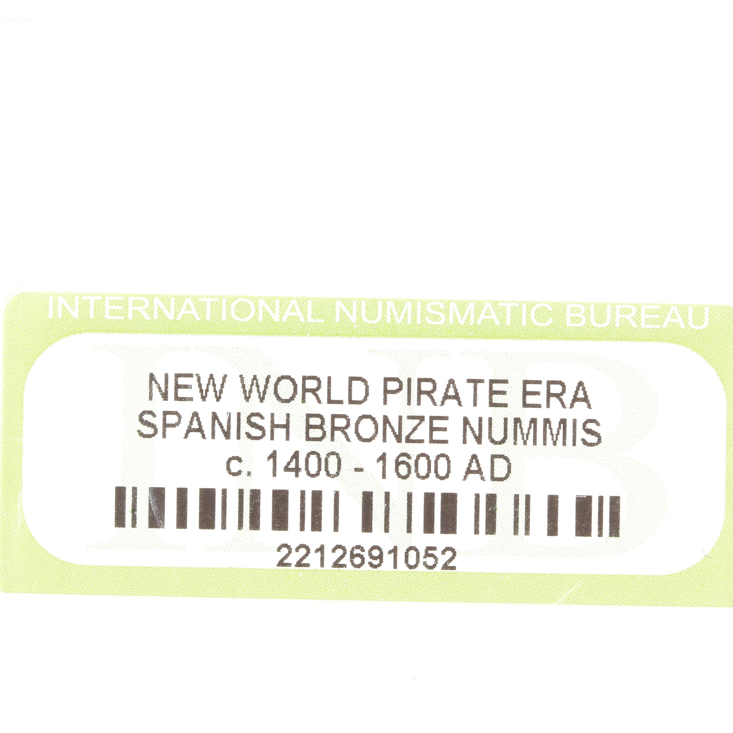 Ten New World Pirate Era Spanish Bronze Coins