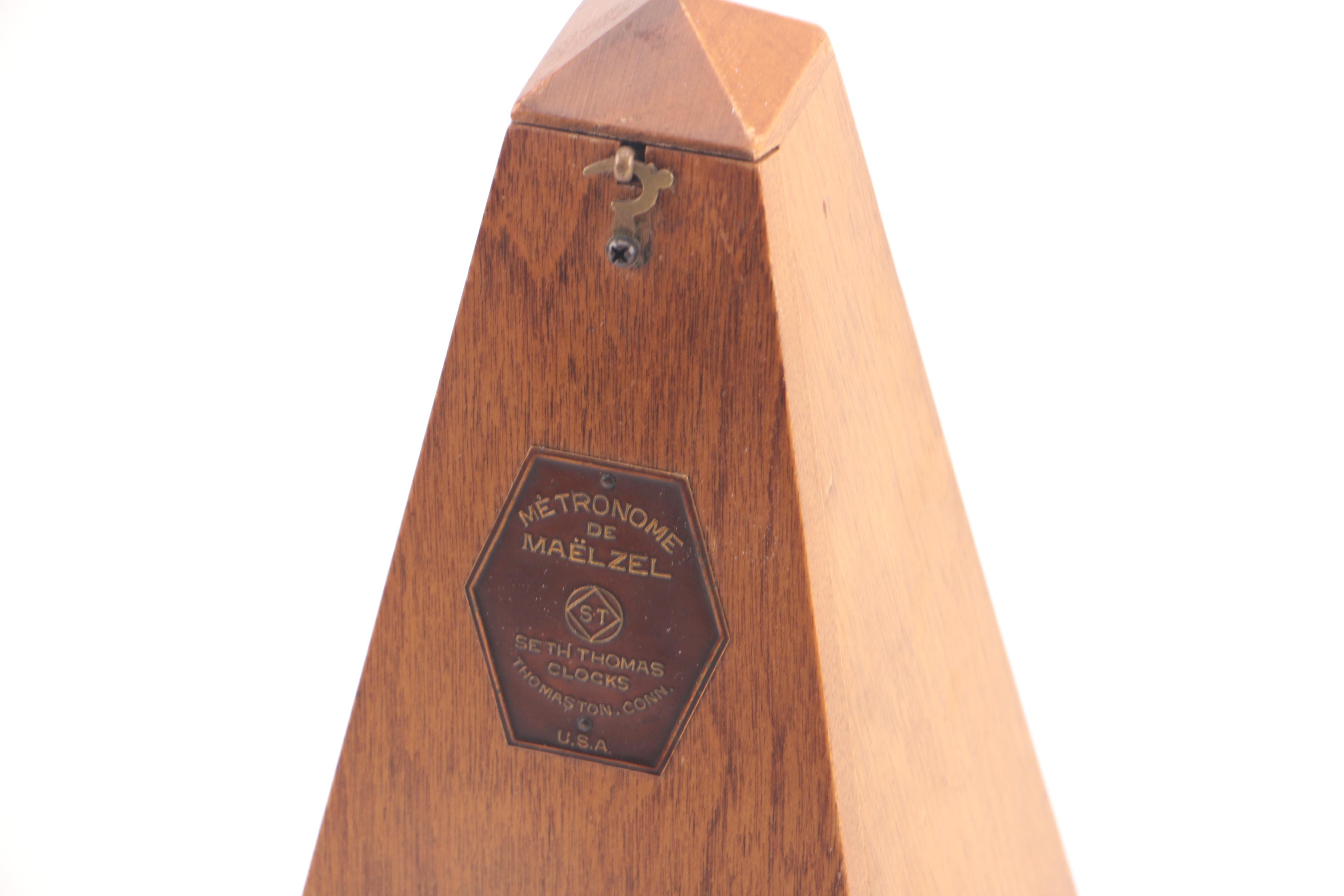 Seth Thomas Winding Metronome De Maëlzel