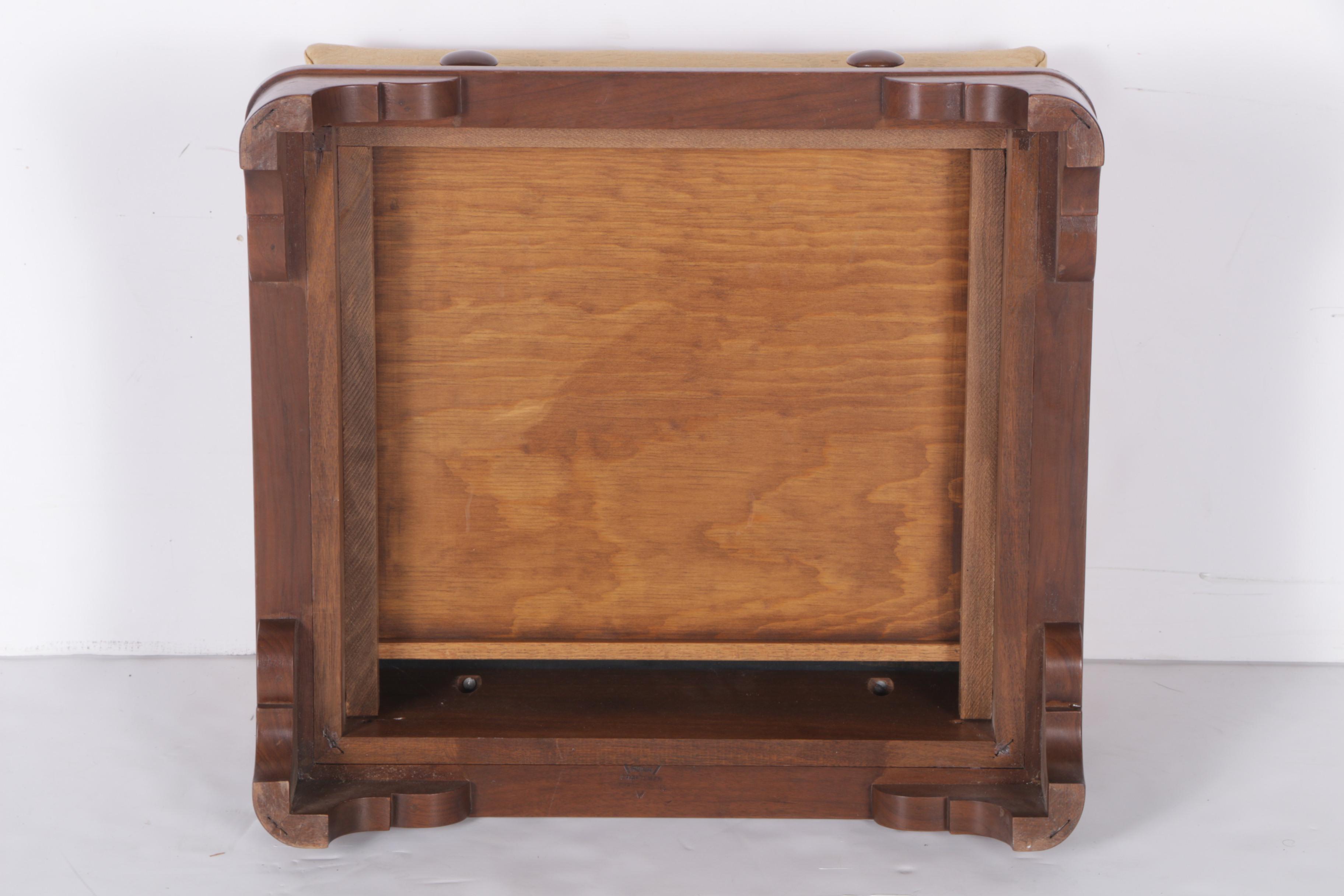 Small Ottoman with Drawer