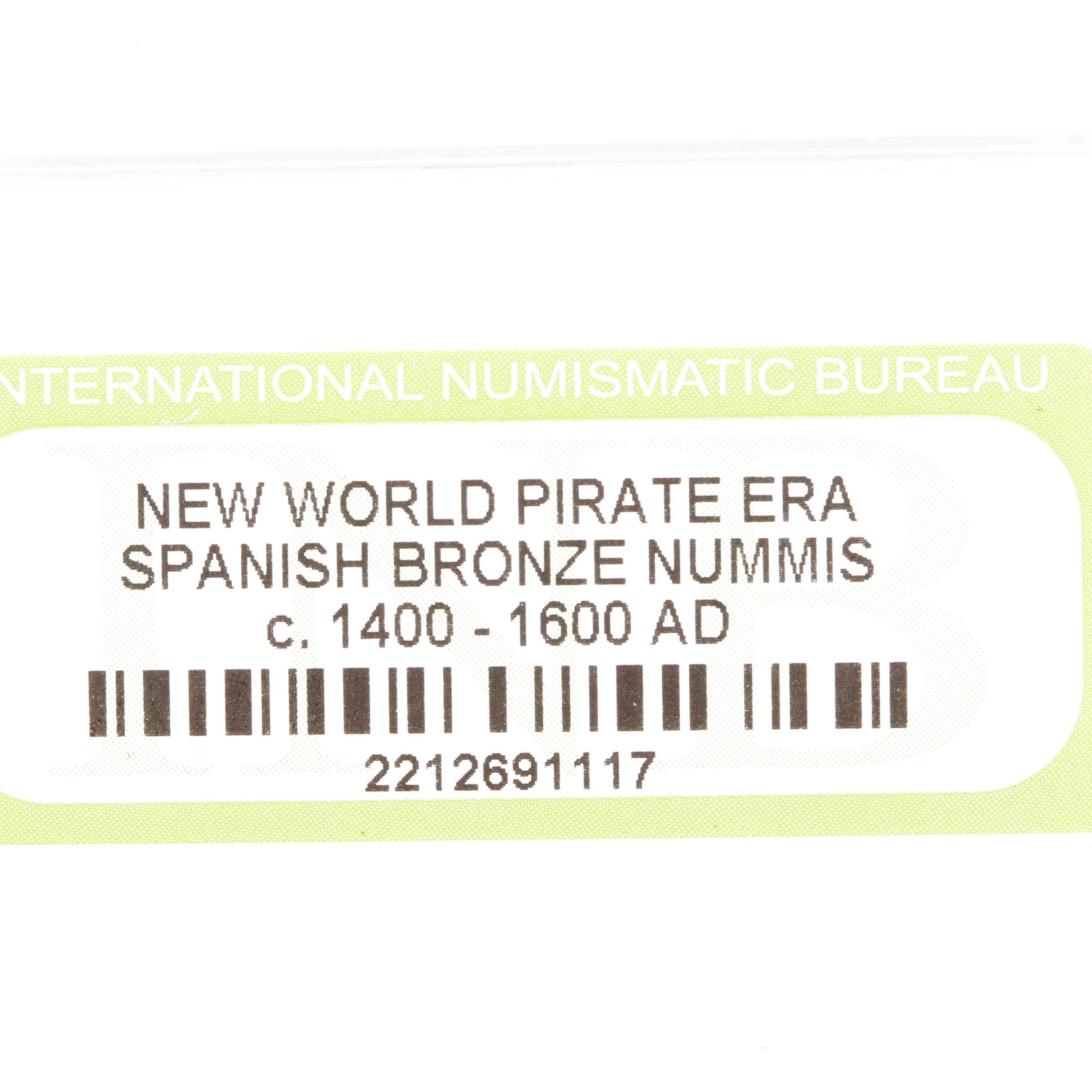 Ten New World Pirate Era Spanish Bronze Coins