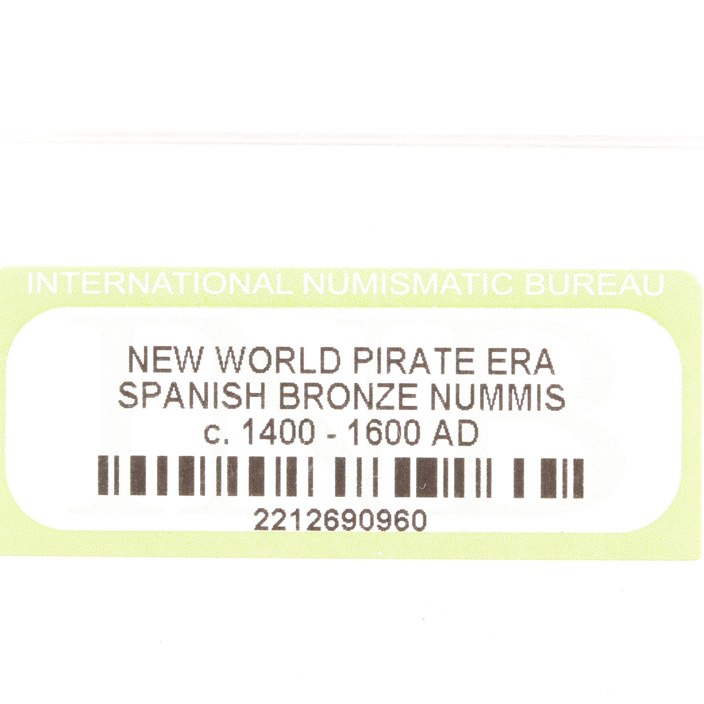 Ten New World Pirate Era Spanish Bronze Coins