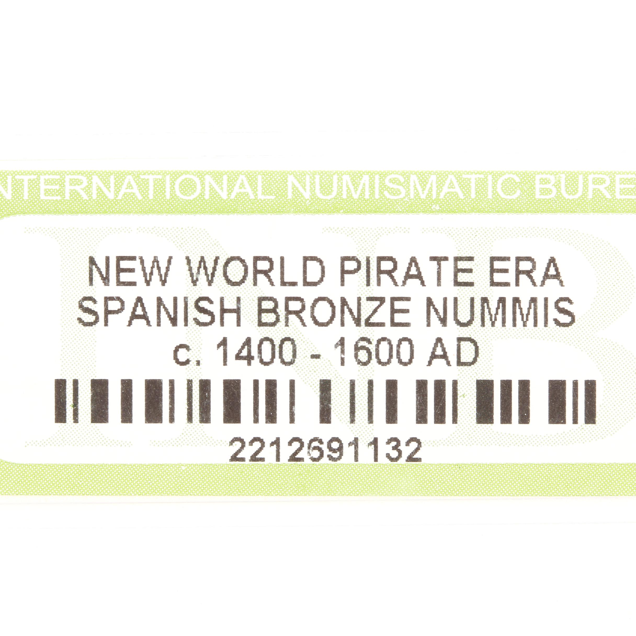 Ten New World Pirate Era Spanish Bronze Coins