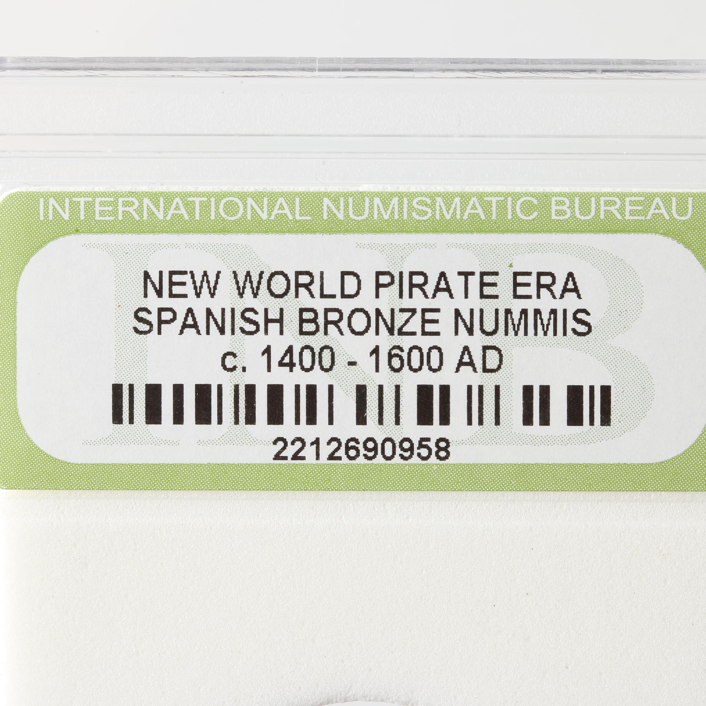 Ten New World Pirate Era Spanish Bronze Coins