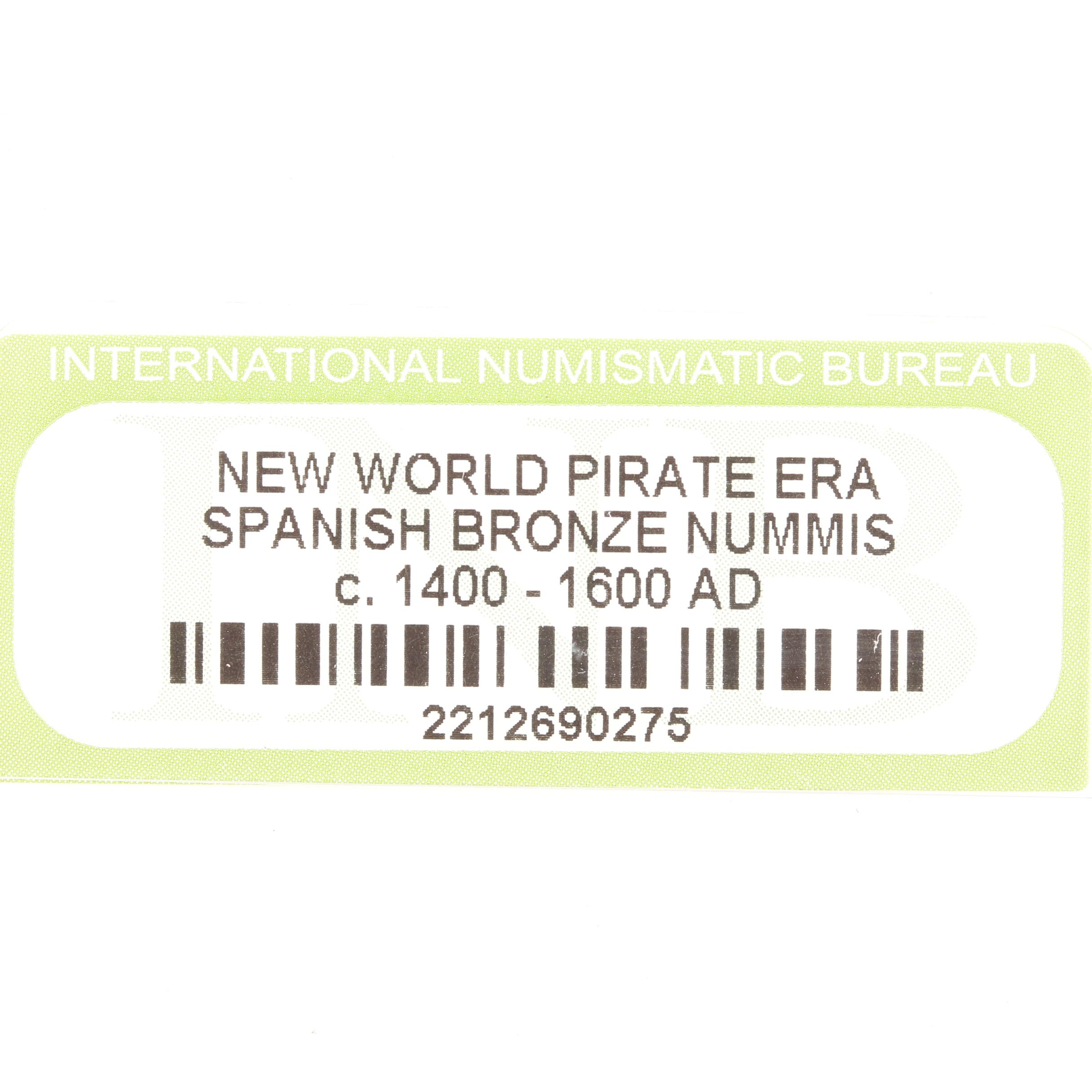 Ten New World Pirate Era Spanish Bronze Coins