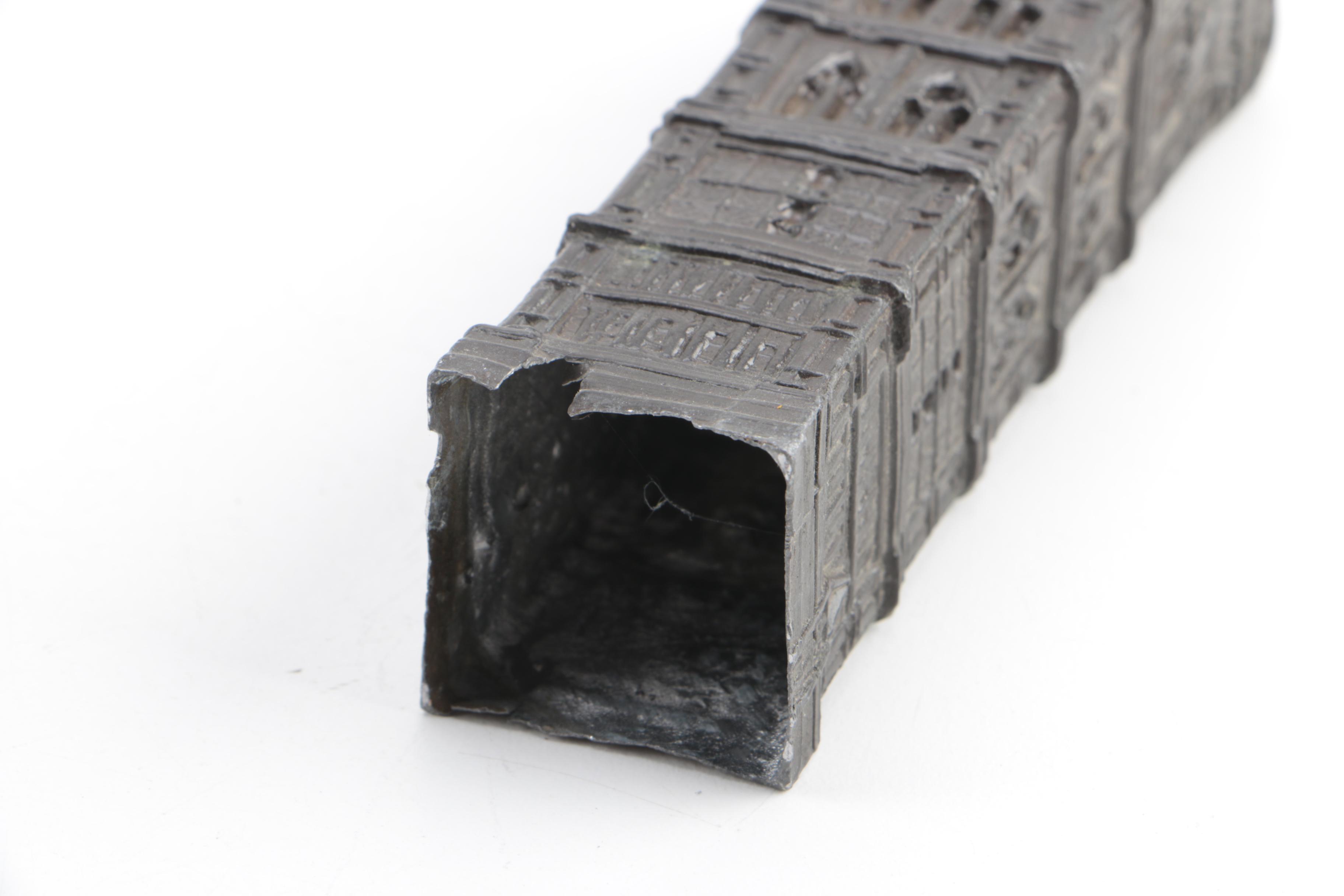 Vintage Metal Souvenir Figurines Including The Leaning Tower of Pisa