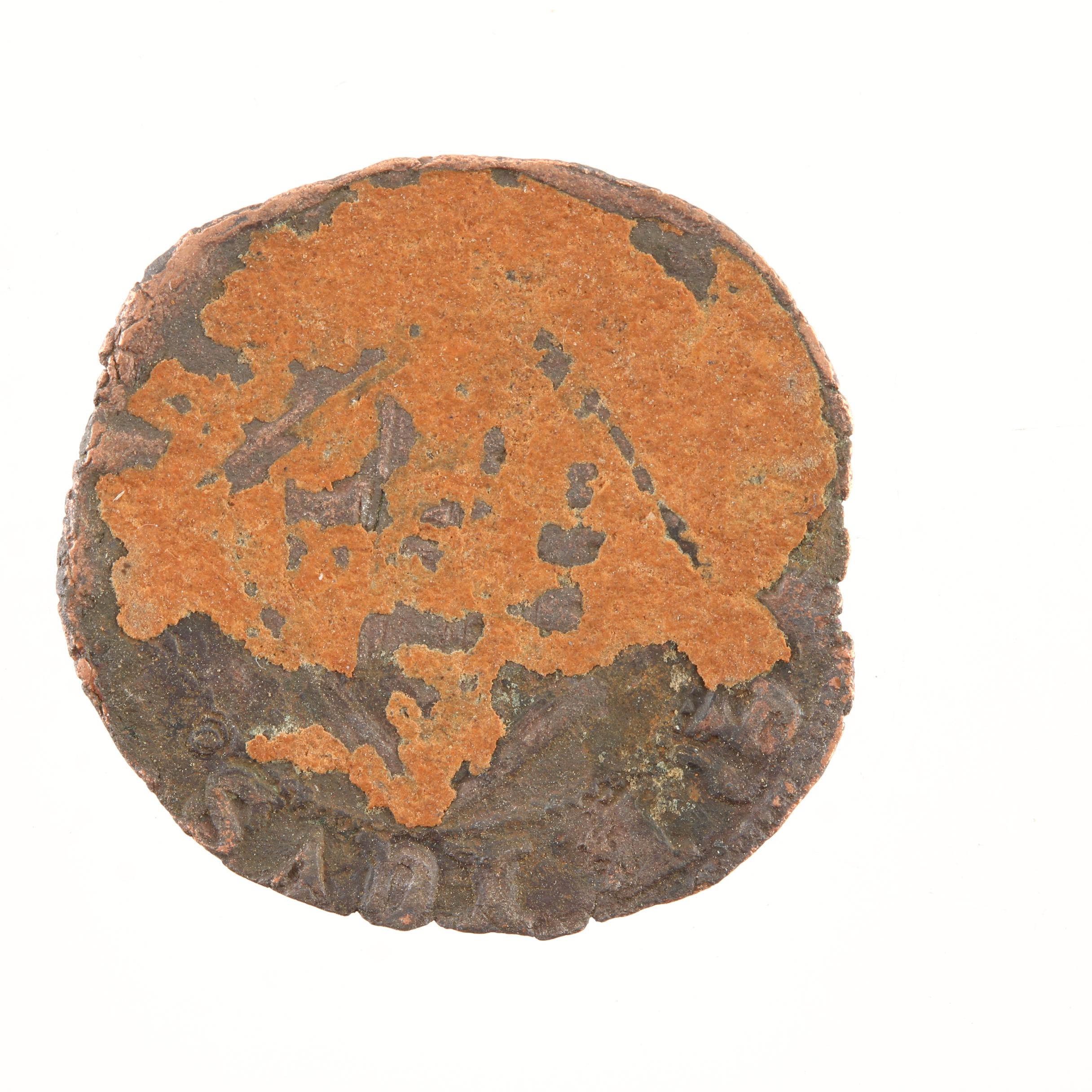 Ten New World Pirate Era Spanish Bronze Coins