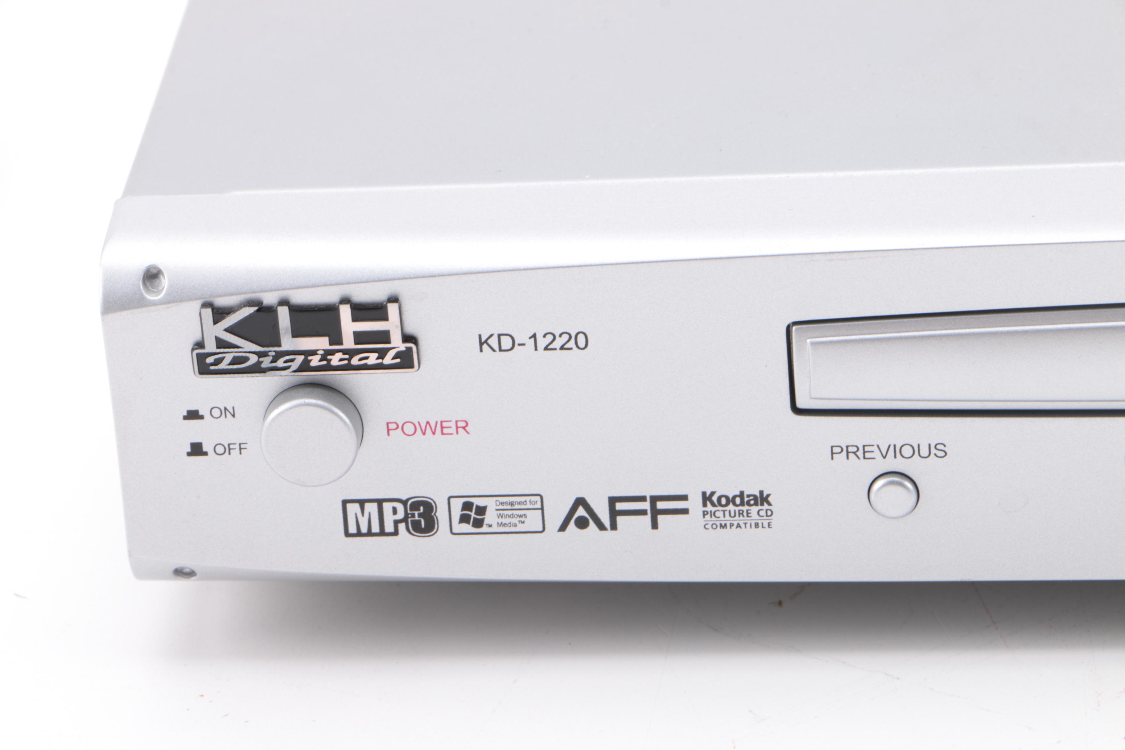 KLH Digital KD-1220 DVD Player