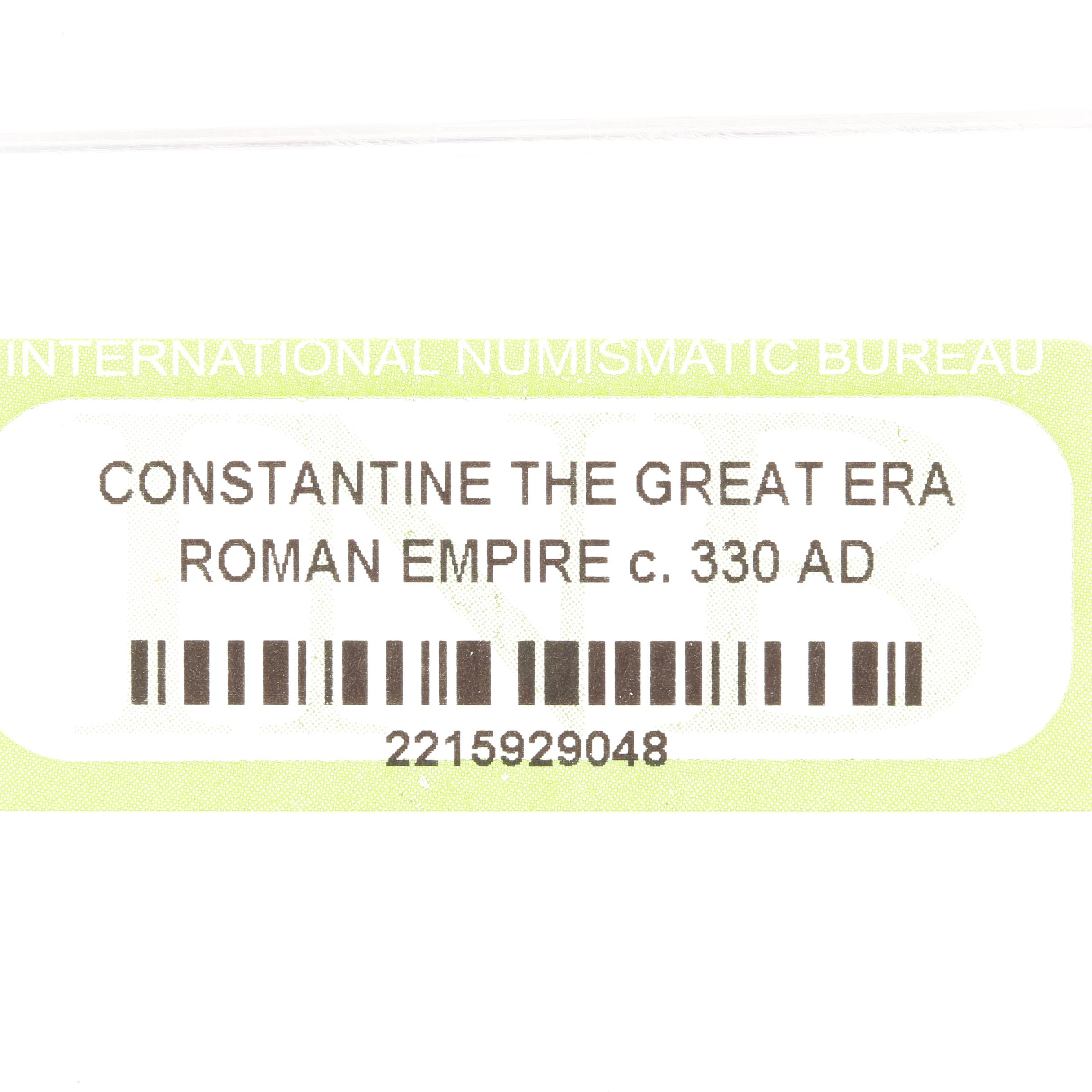 Ten Ancient Roman Imperial Bronze Coins from Constantine the Great's Era