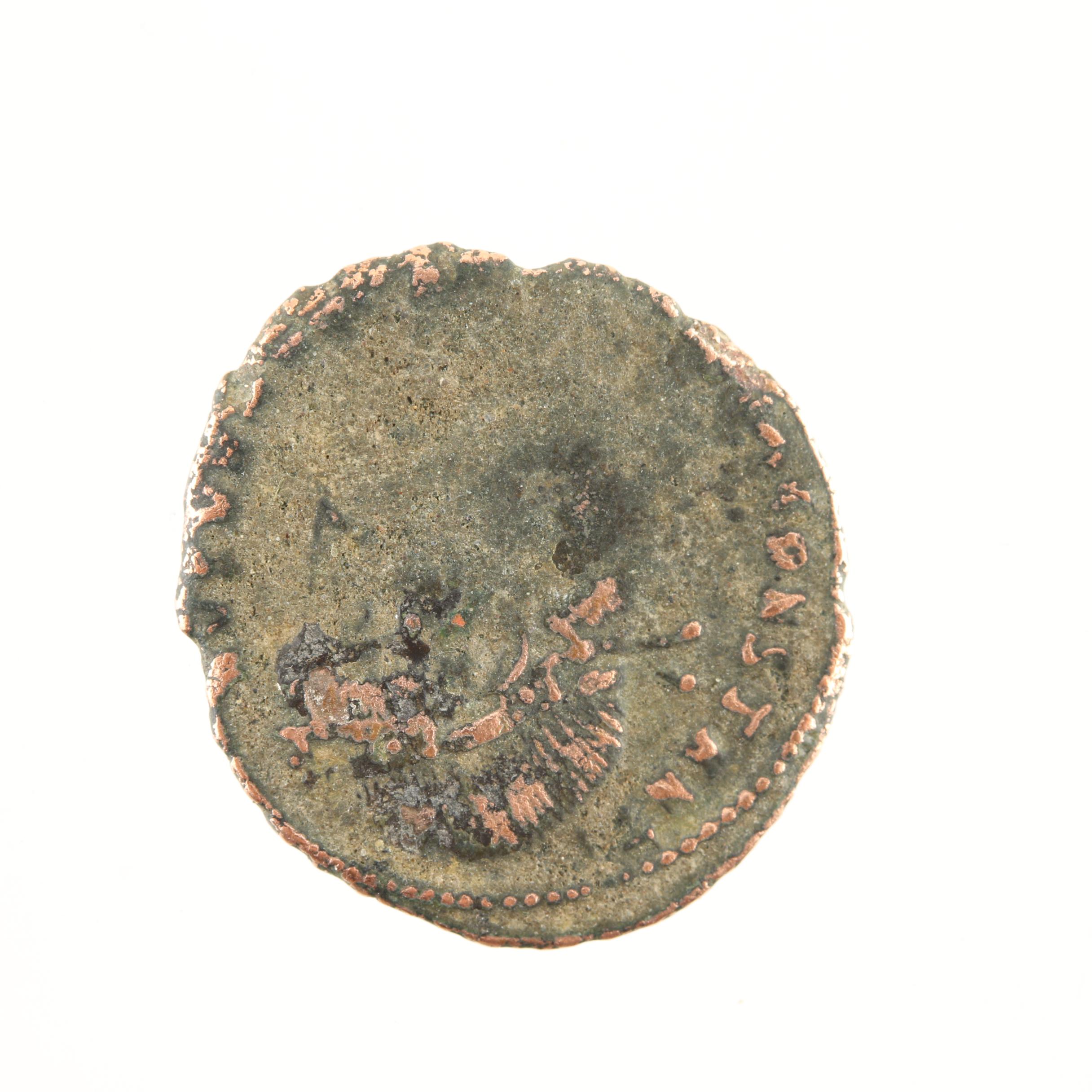 Ten Ancient Roman Imperial Bronze Coins from Constantine the Great's Era