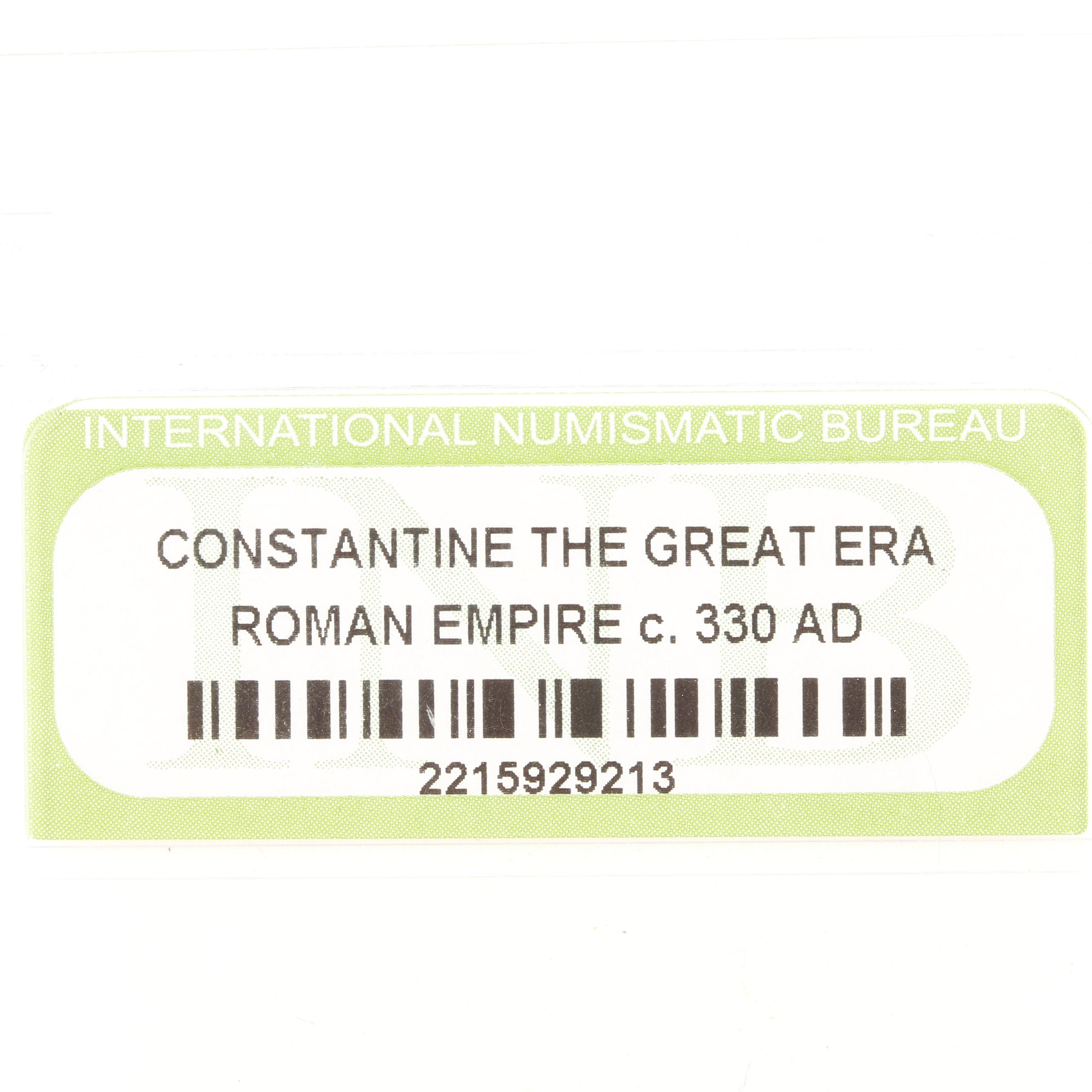 Ten Ancient Roman Imperial Bronze Coins from Constantine the Great's Era