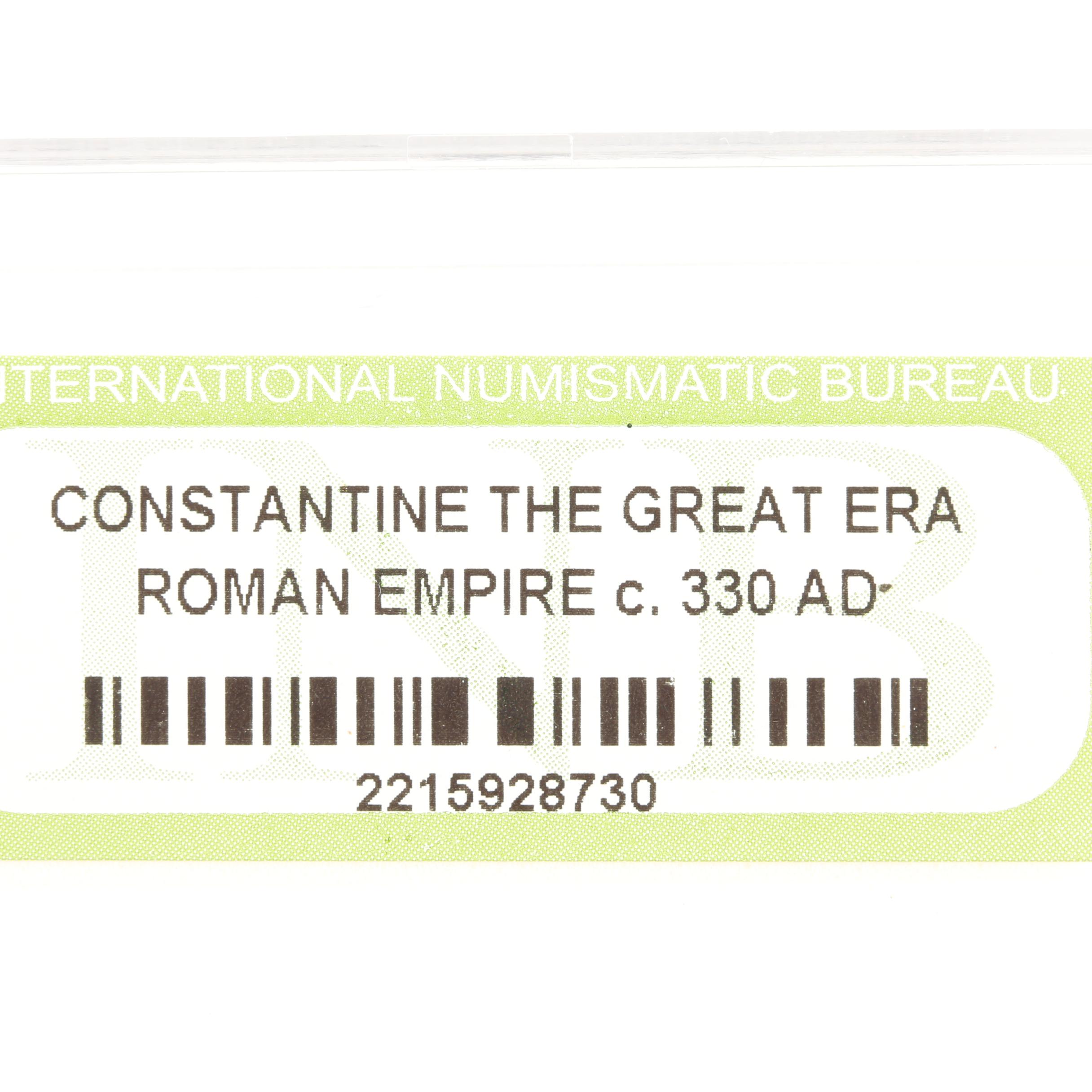 Ten Ancient Roman Imperial Bronze Coins from Constantine the Great's Era