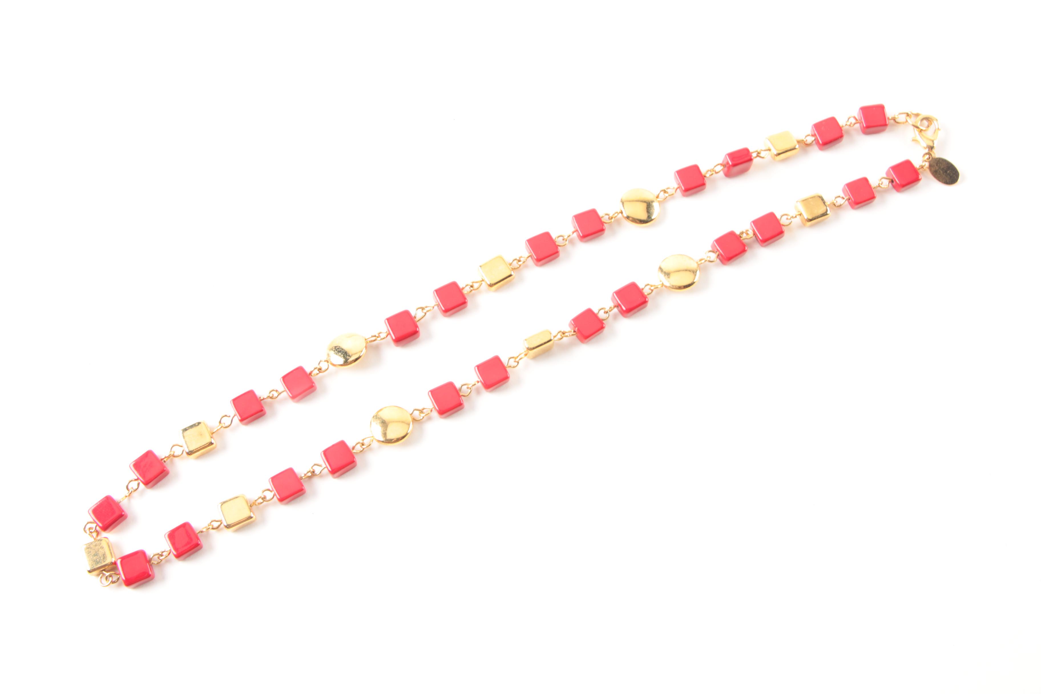 Purple and Pink Beaded Necklace Selection