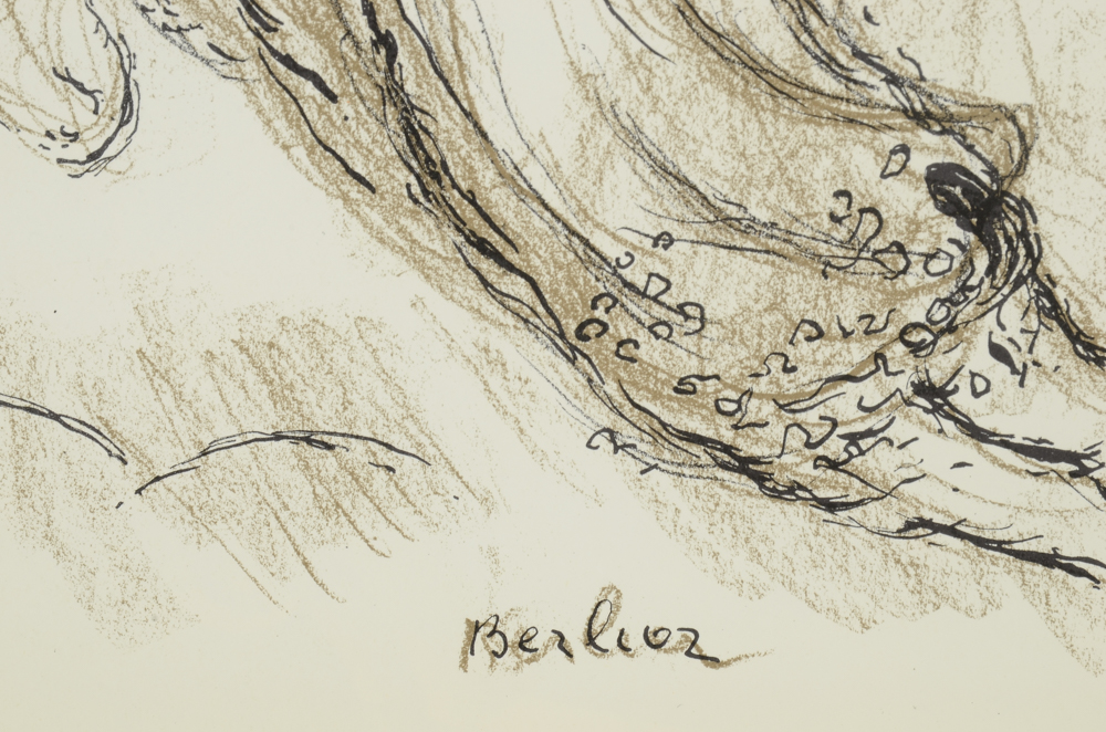 Marc Chagall Lithograph Print "Opéra Sketch #5"