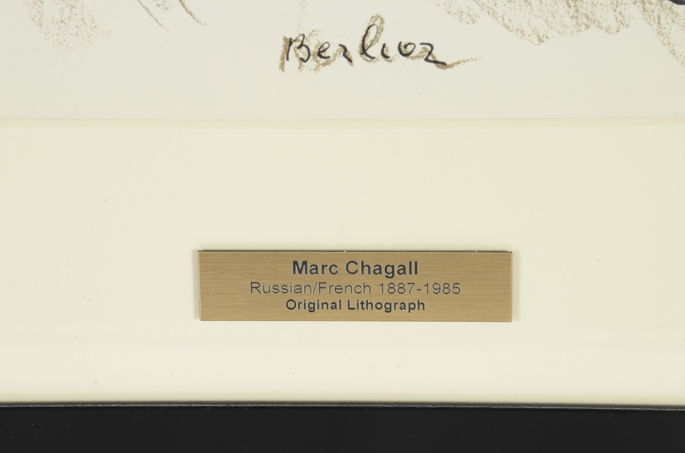 Marc Chagall Lithograph Print "Opéra Sketch #5"