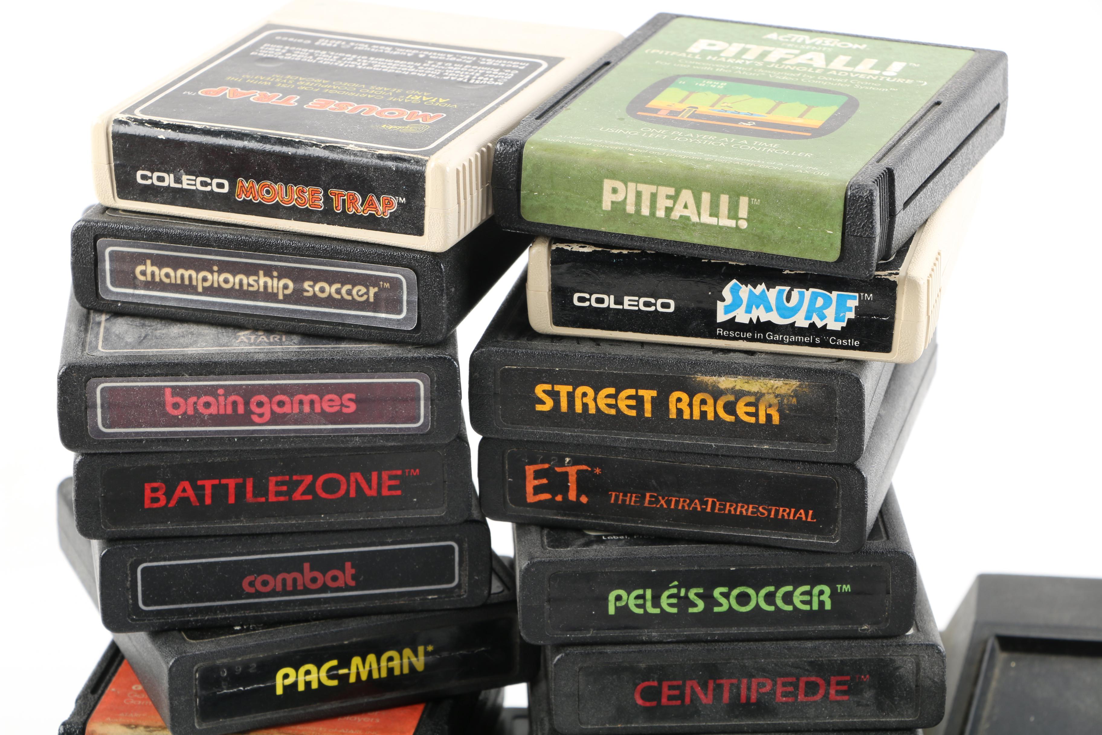 Vintage Atari 2600 Video Computer System with Games