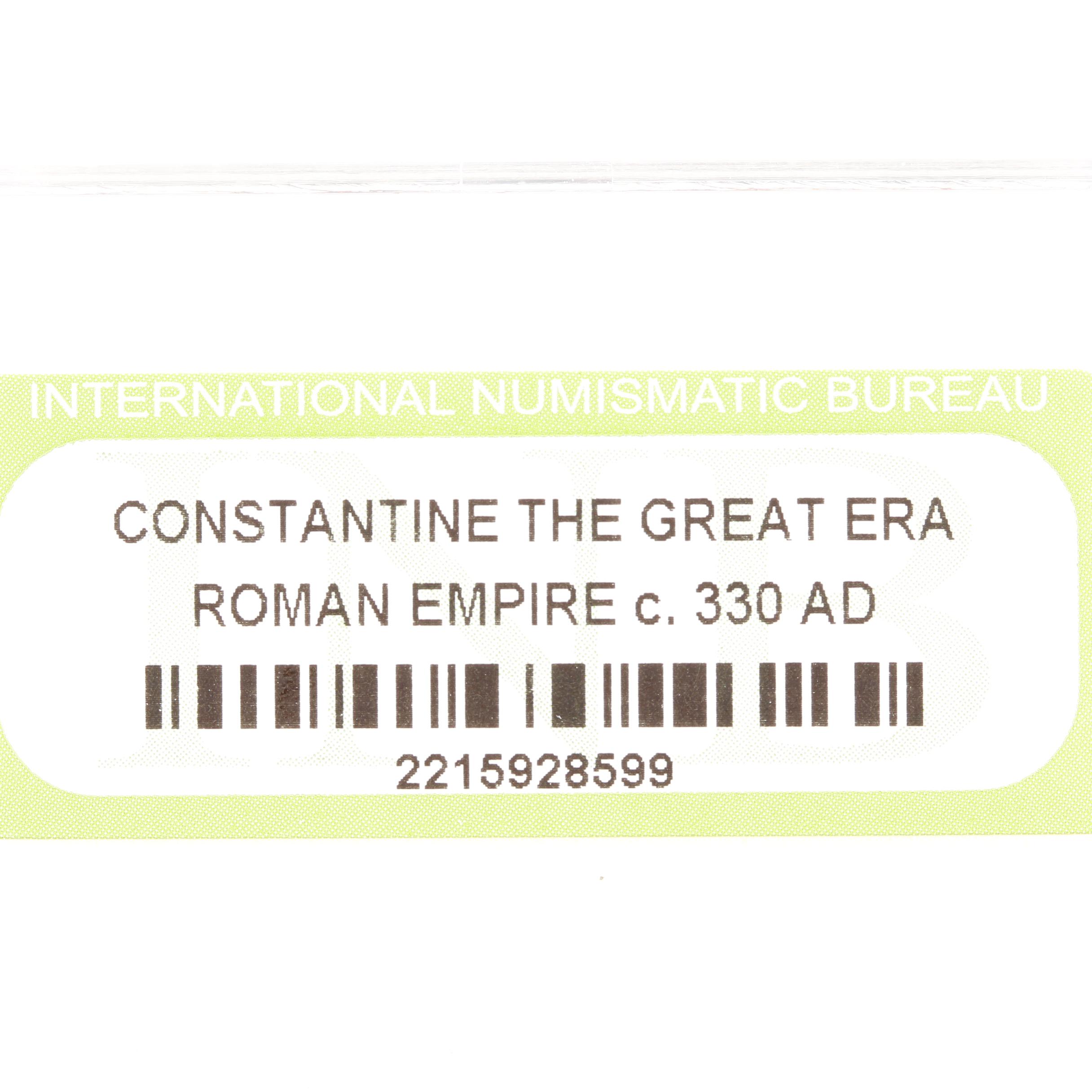 Ten Ancient Roman Imperial Bronze Coins from Constantine the Great's Era