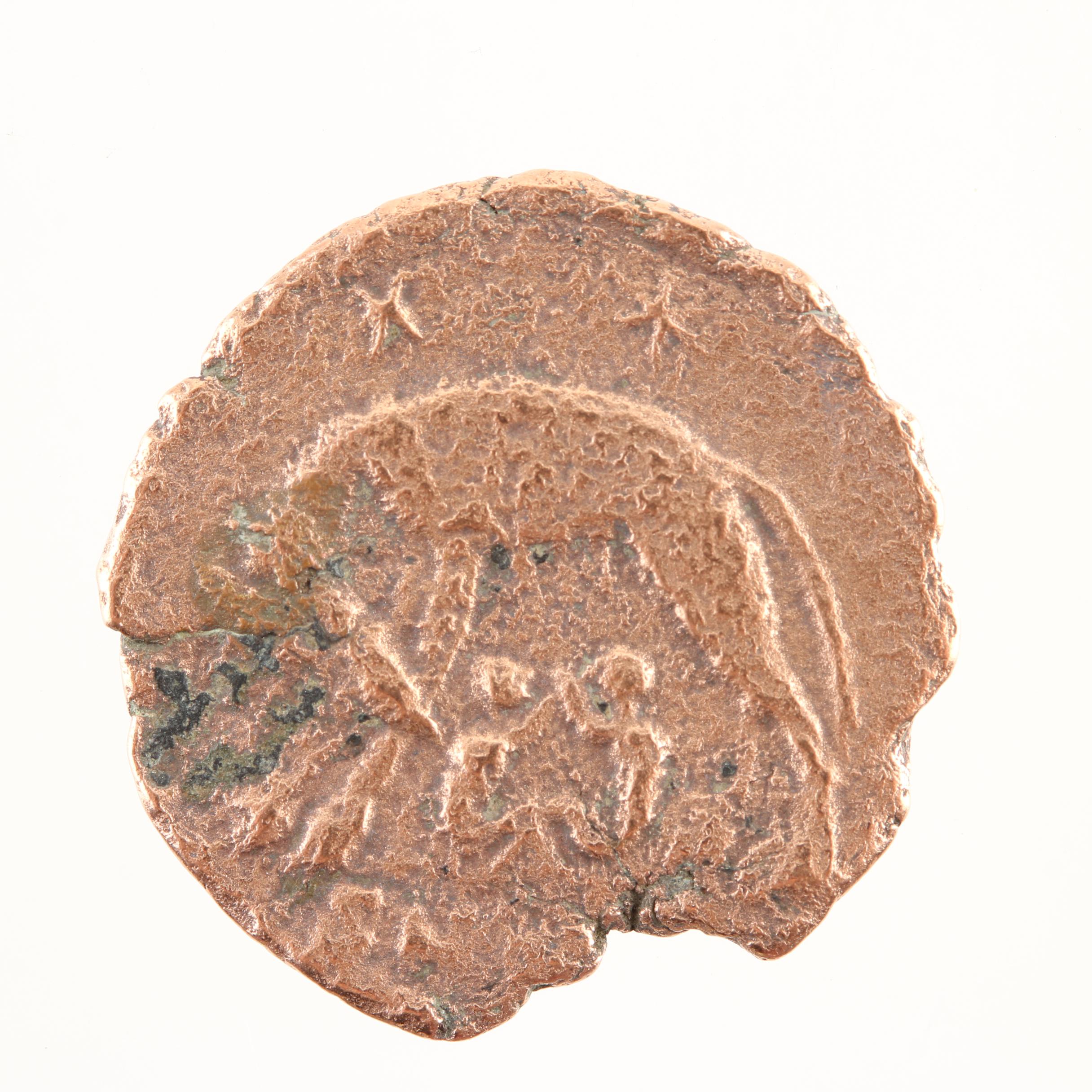 Ten Ancient Roman Imperial Bronze Coins from Constantine the Great's Era