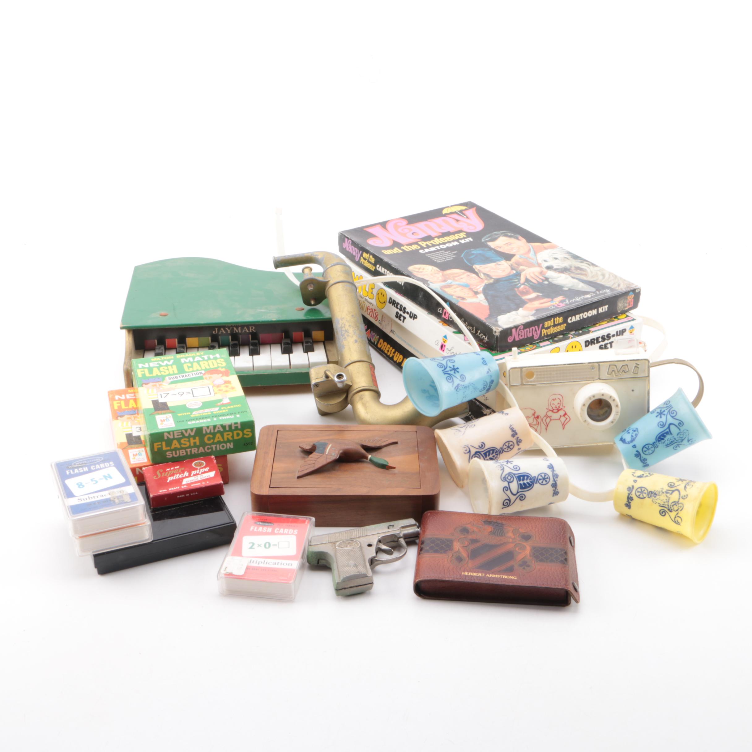 Vintage Children's Toys Including Hubley "Dick Tracy" Cap Gun