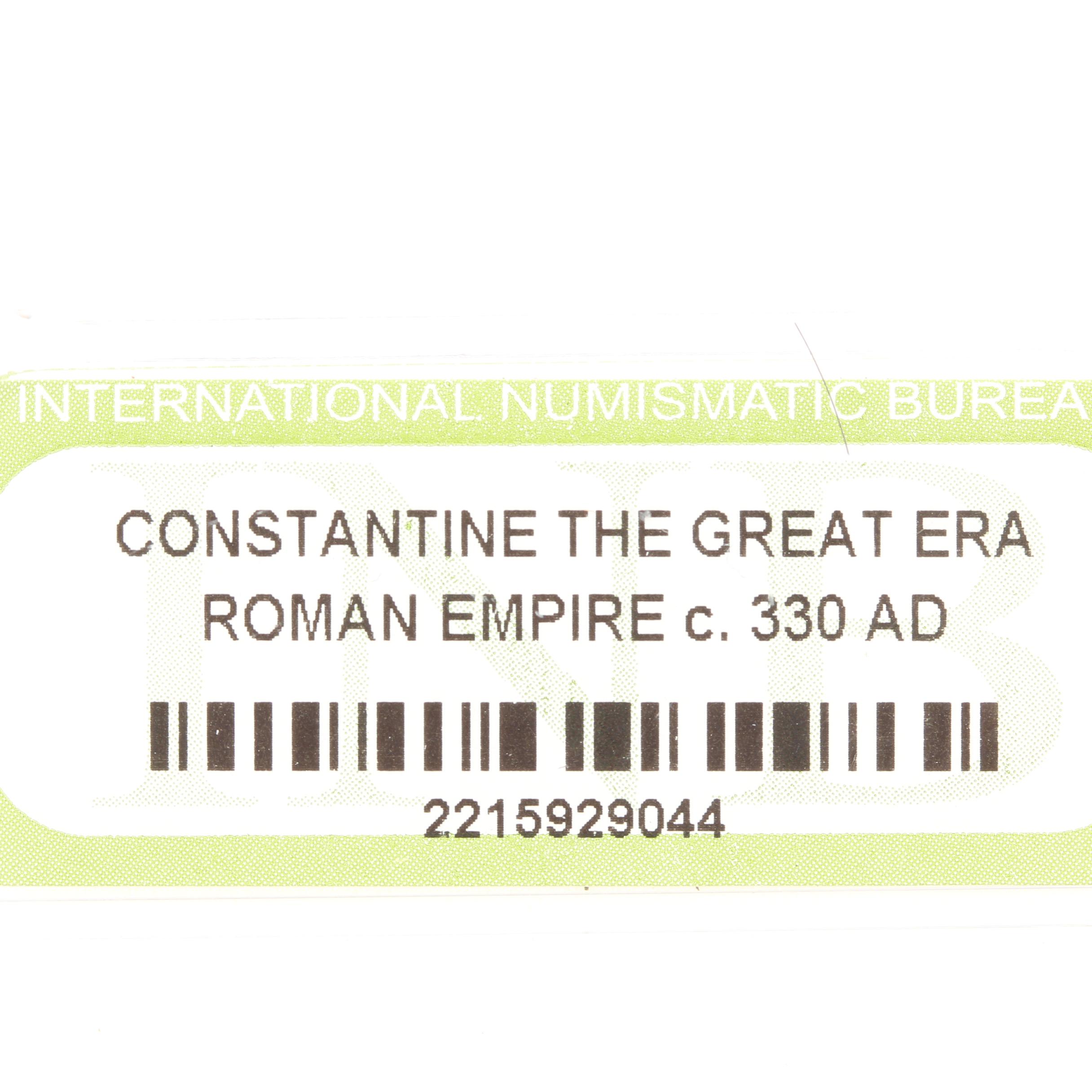 Ten Ancient Roman Imperial Bronze Coins from Constantine the Great's Era