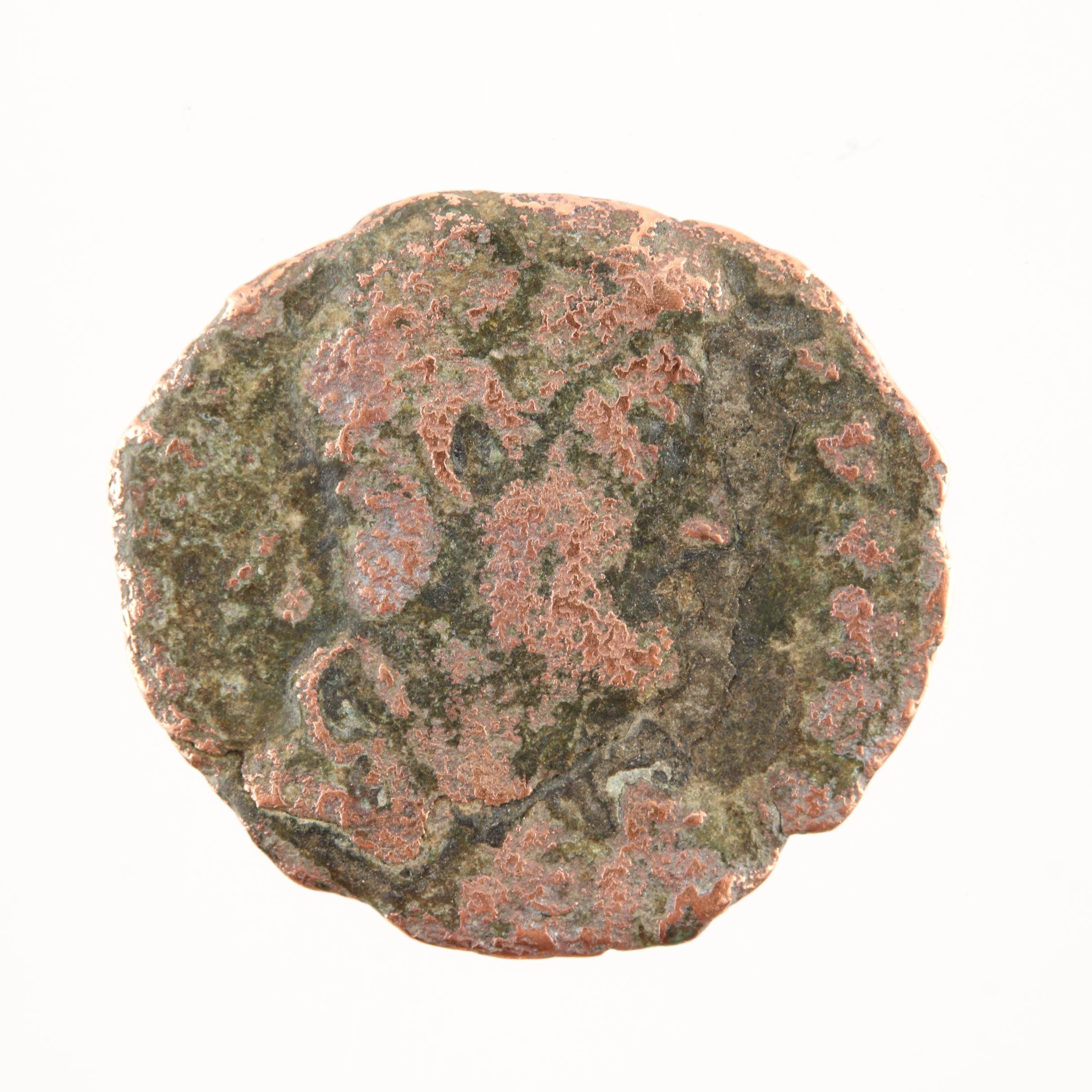 Ten Ancient Roman Imperial Bronze Coins from Constantine the Great's Era