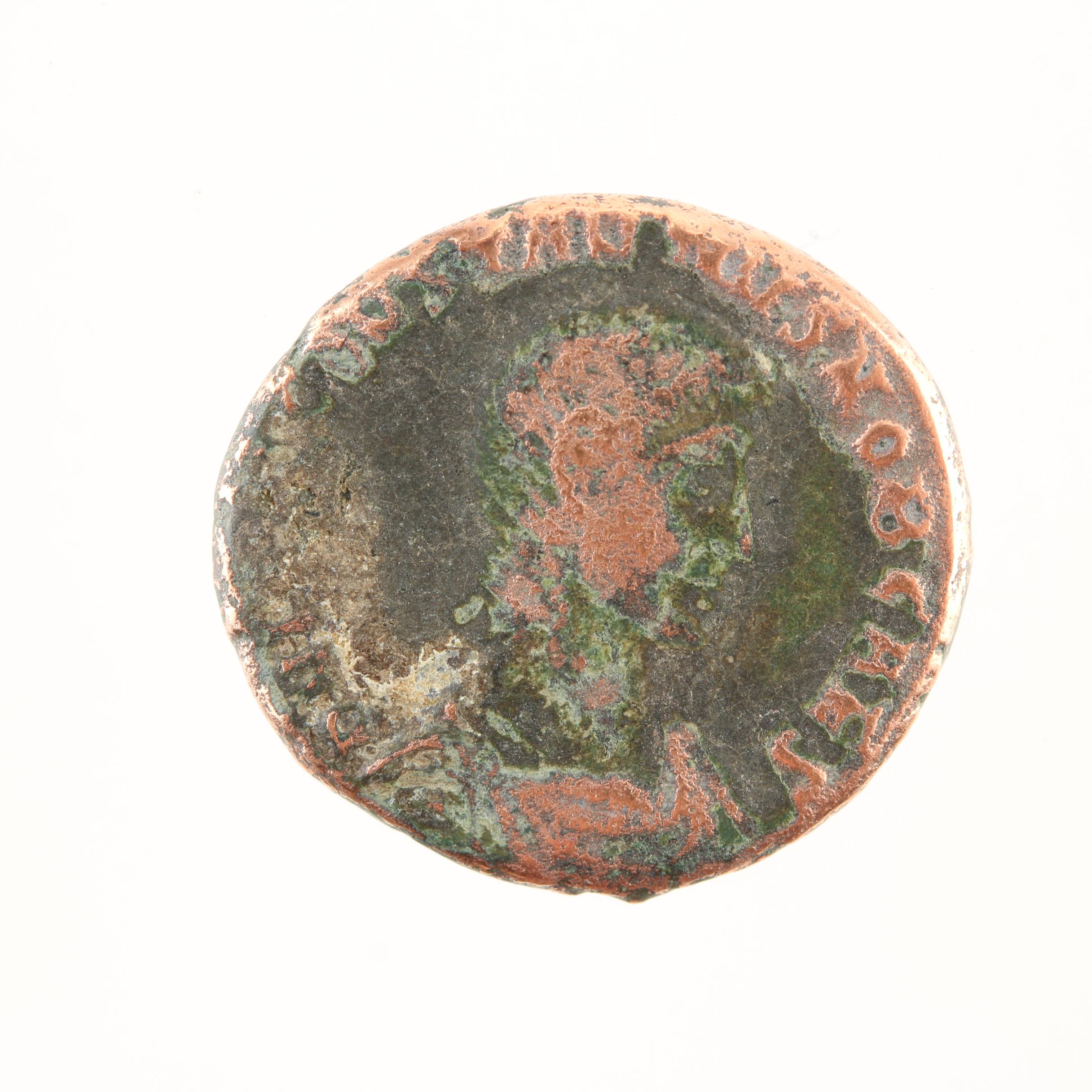 Ten Ancient Roman Imperial Bronze Coins from Constantine the Great's Era