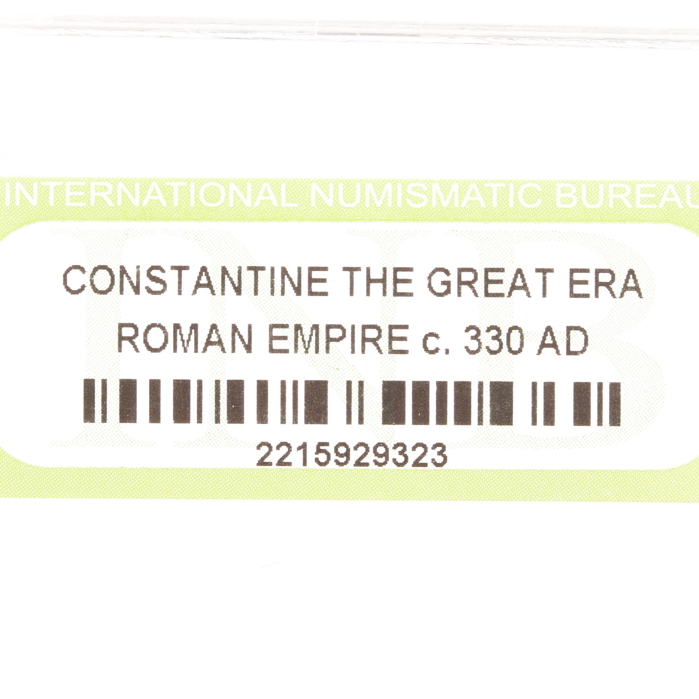 Ten Ancient Roman Imperial Bronze Coins from Constantine the Great's Era