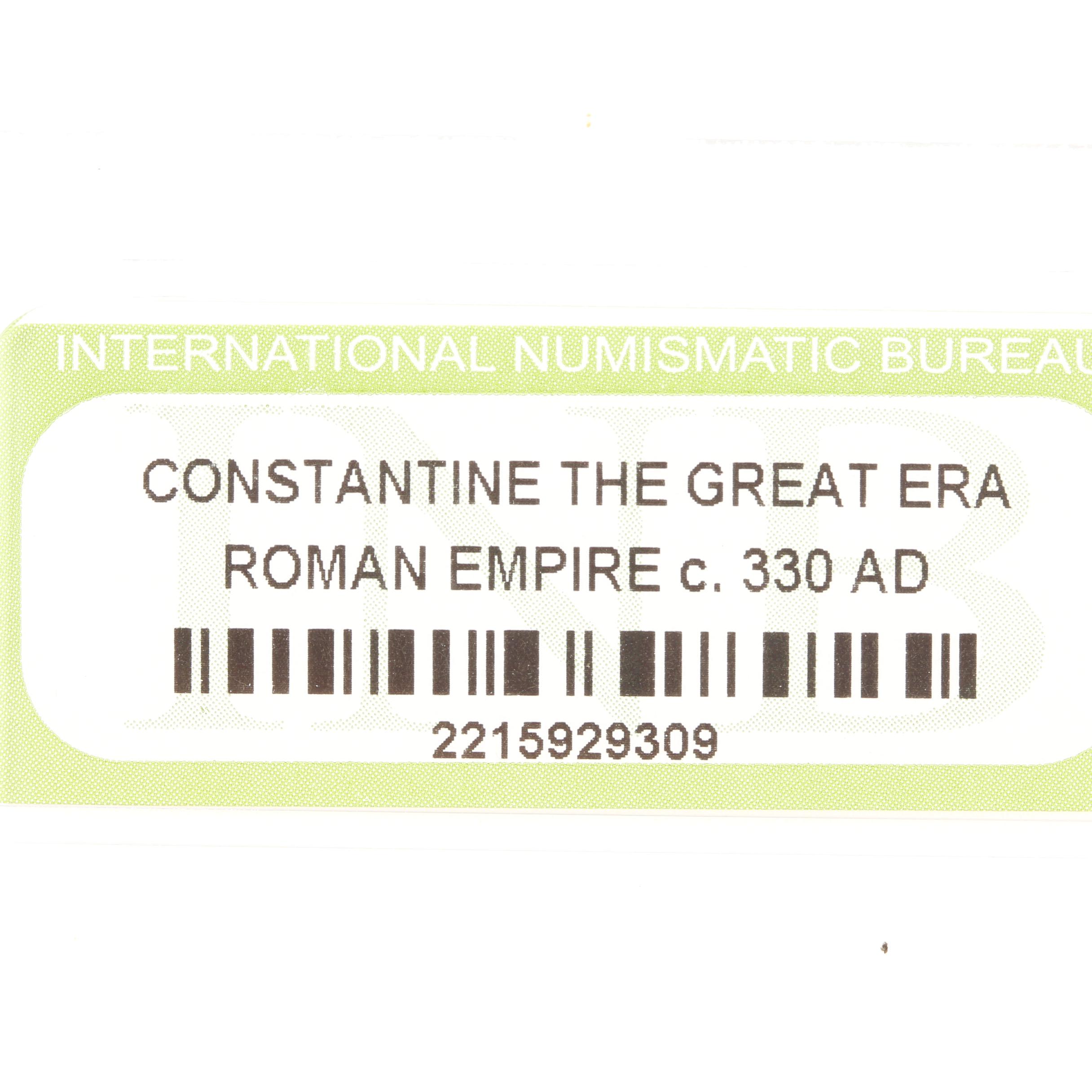 Ten Ancient Roman Imperial Bronze Coins from Constantine the Great's Era
