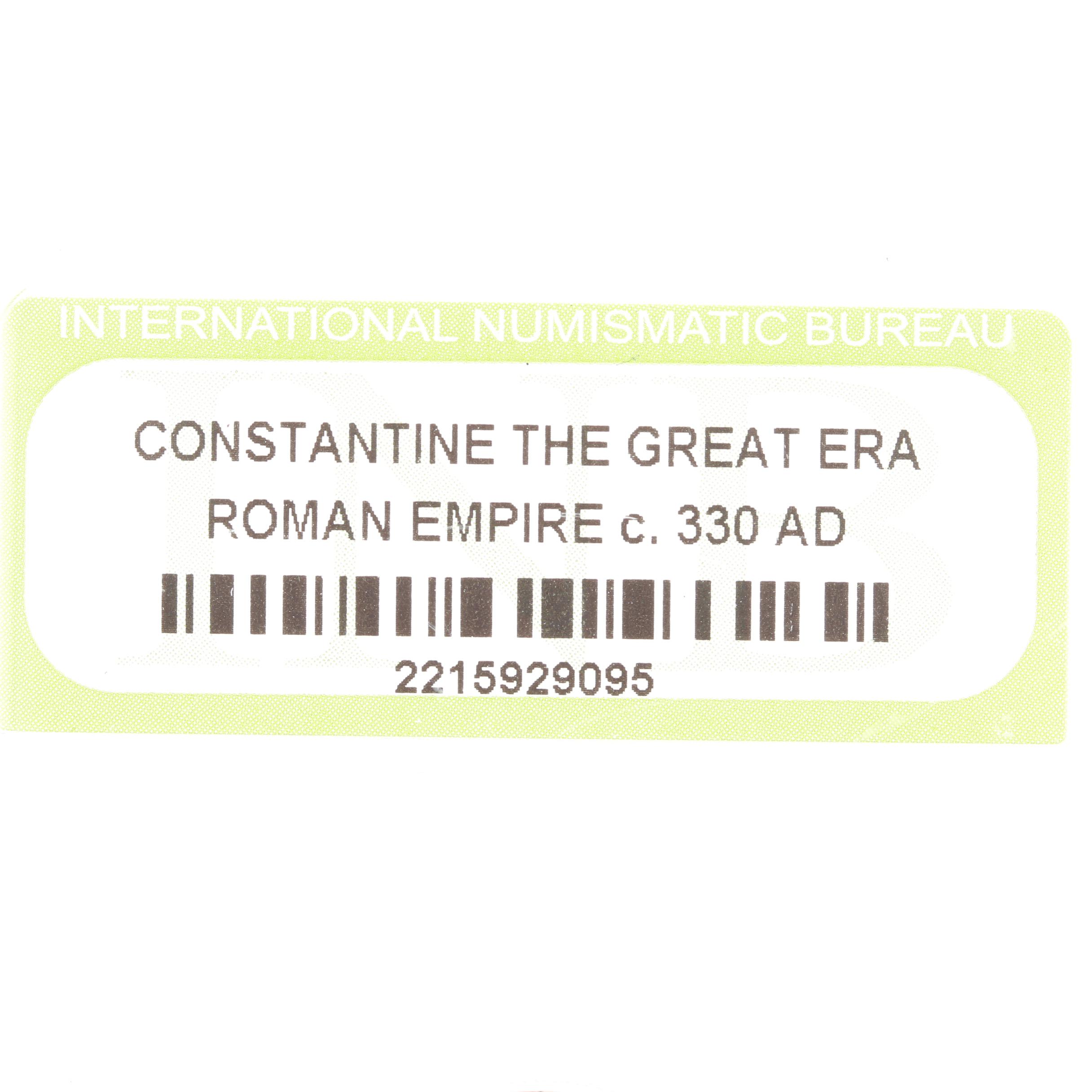 Ten Ancient Roman Imperial Bronze Coins from Constantine the Great's Era