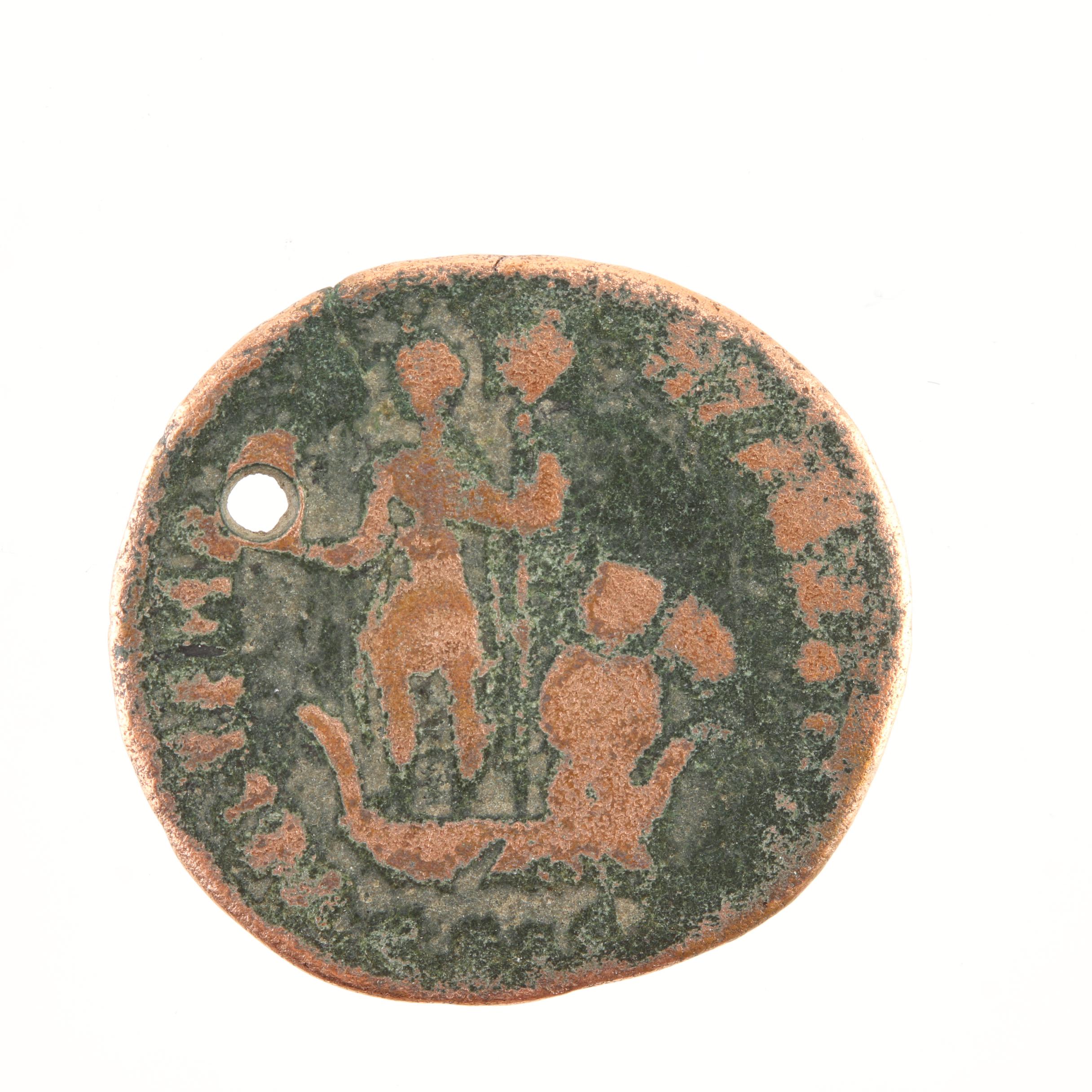 Ten Ancient Roman Imperial Bronze Coins from Constantine the Great's Era