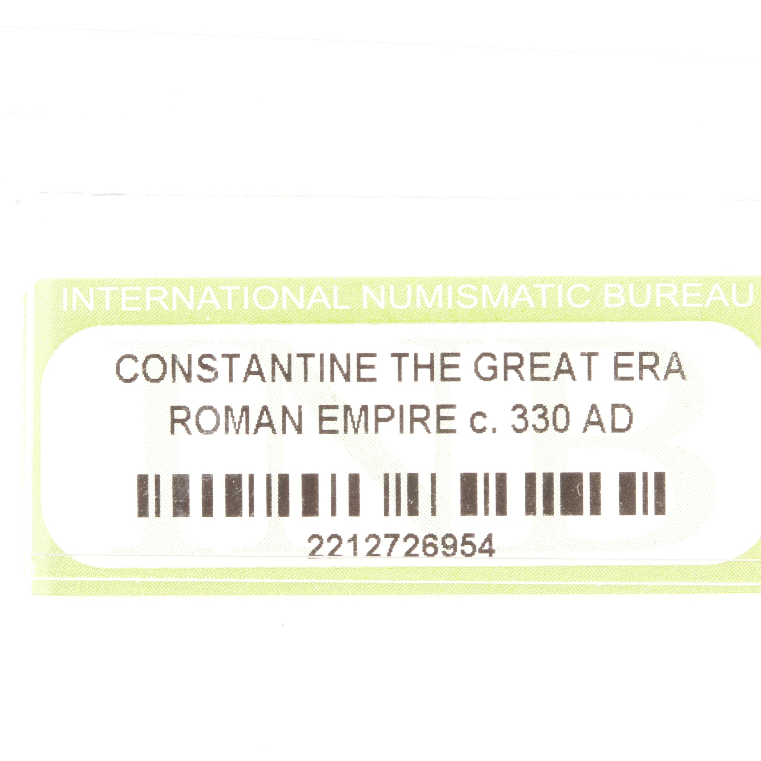 Ten Ancient Roman Imperial Bronze Coins from Constantine the Great's Era