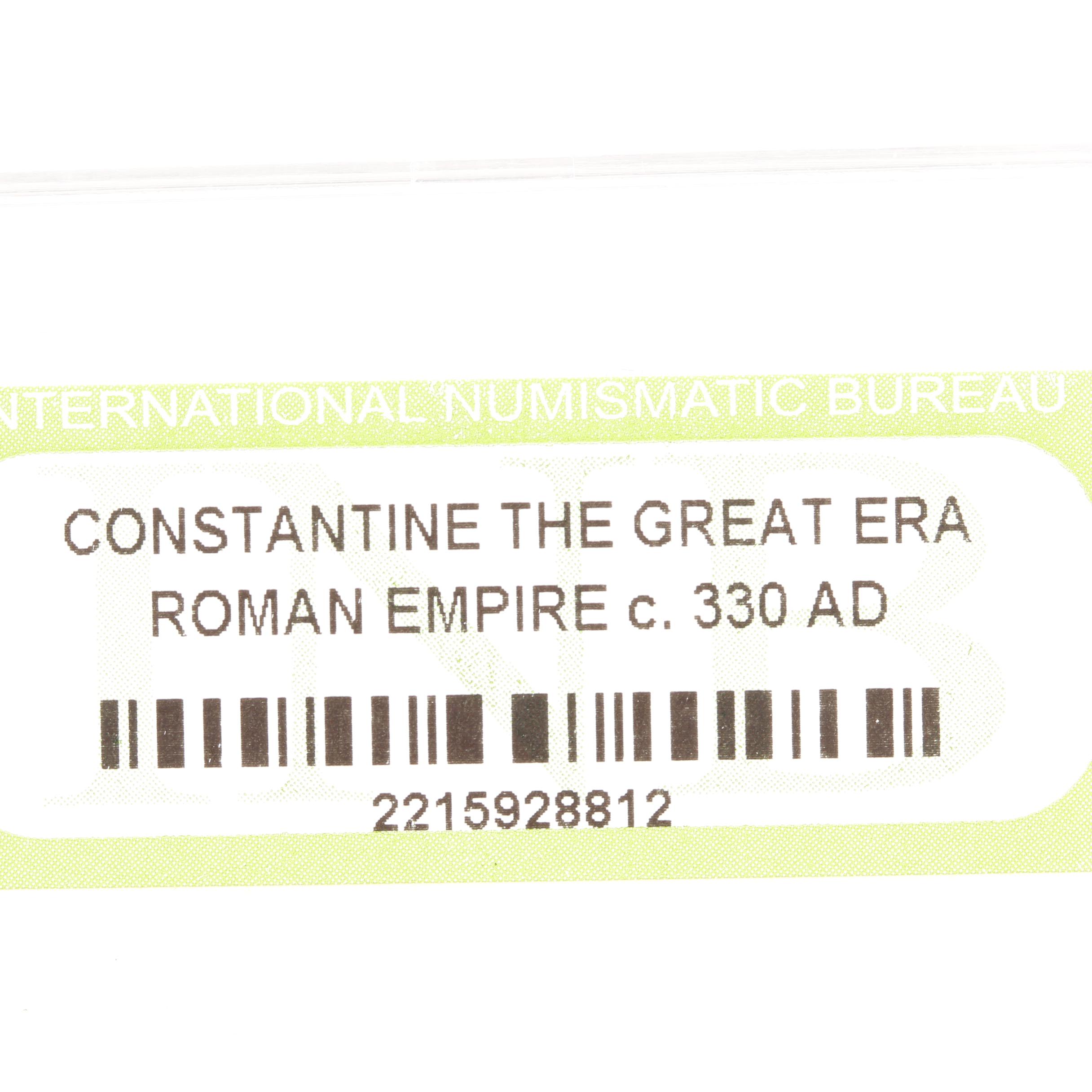 Ten Ancient Roman Imperial Bronze Coins from Constantine the Great's Era