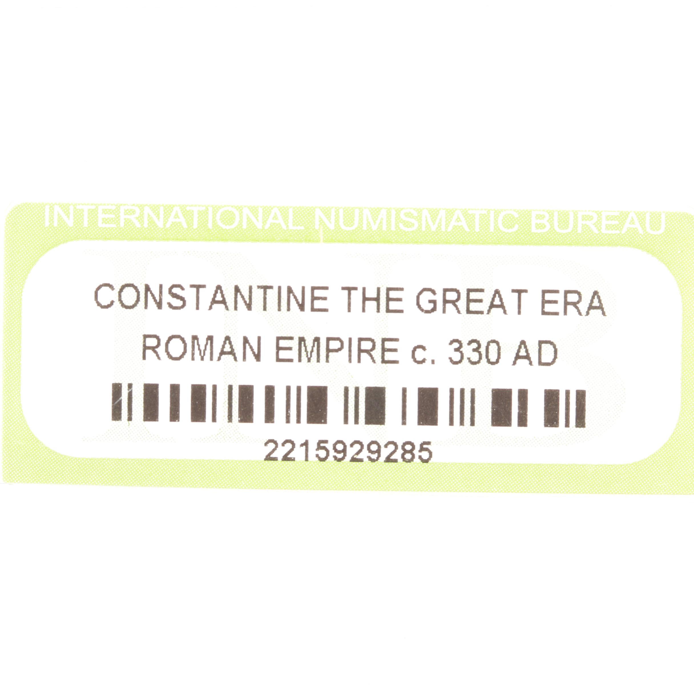 Ten Ancient Roman Imperial Bronze Coins from Constantine the Great's Era