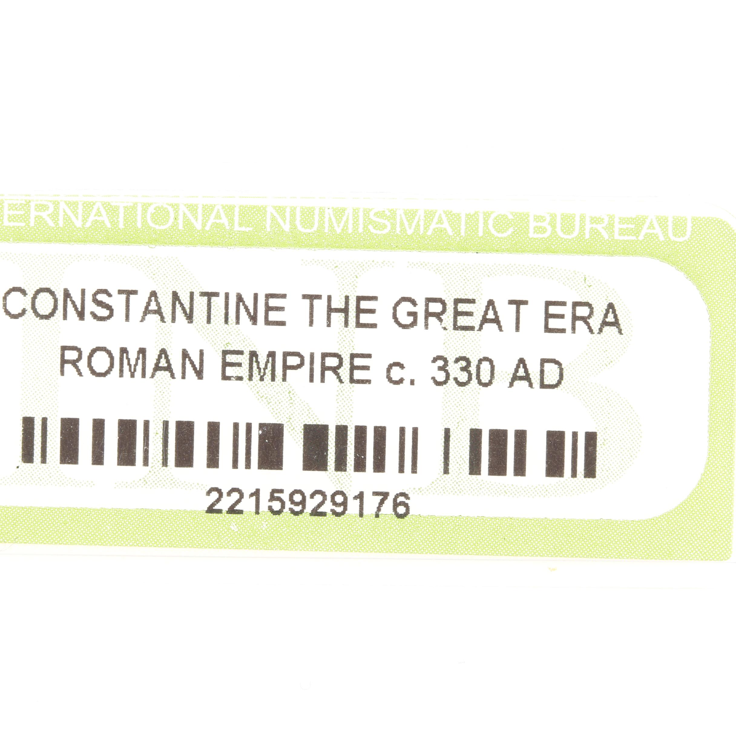Ten Ancient Roman Imperial Bronze Coins from Constantine the Great's Era