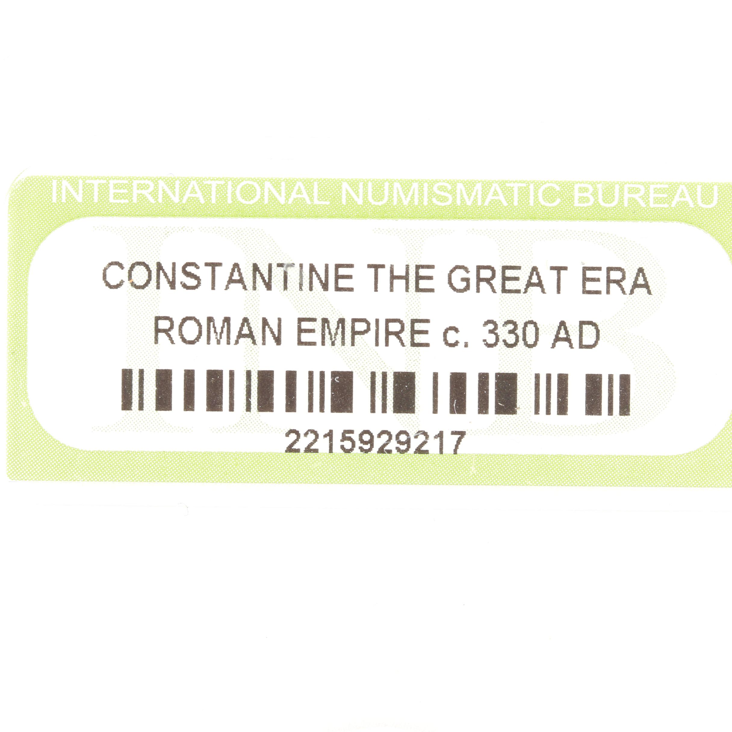 Ten Ancient Roman Imperial Bronze Coins from Constantine the Great's Era