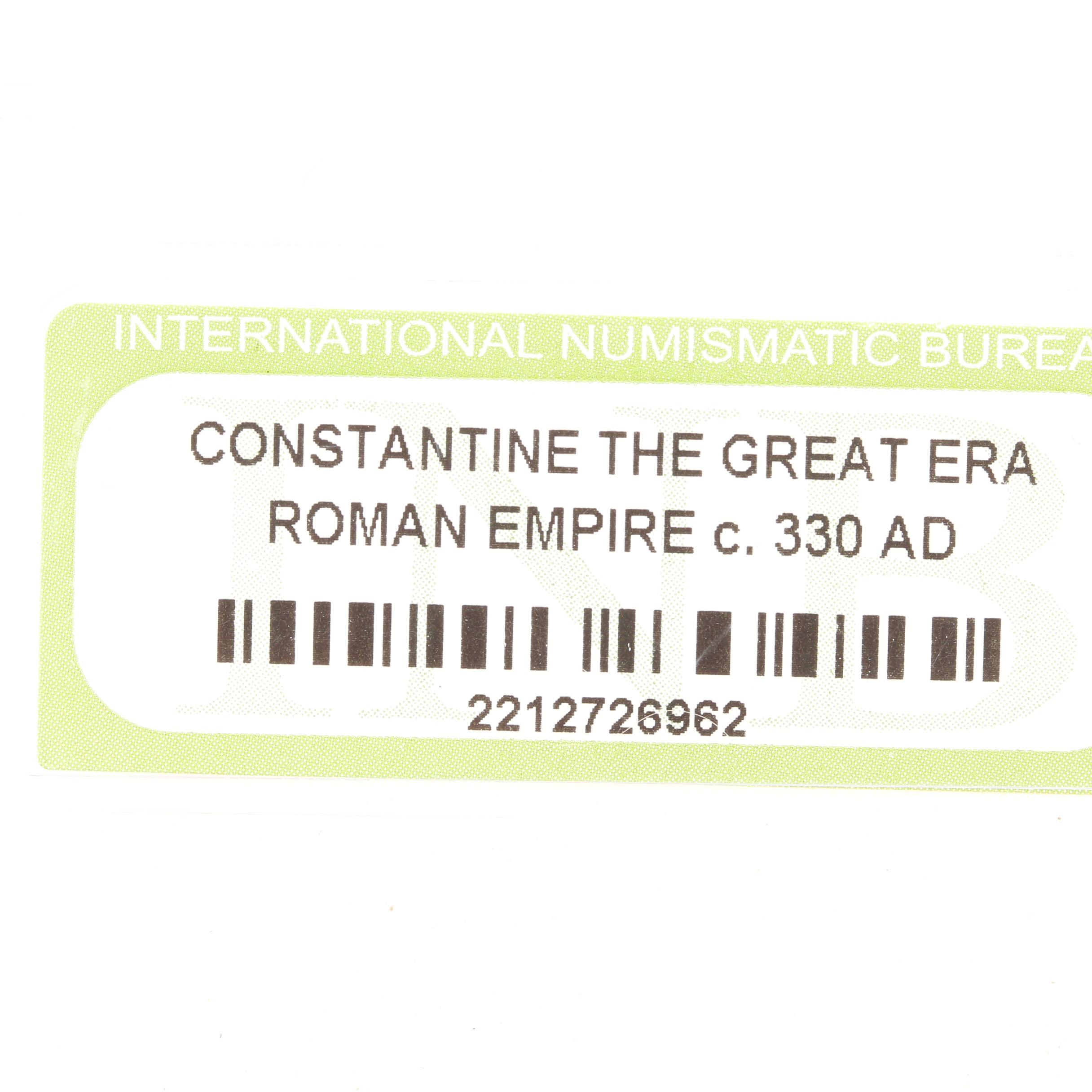 Ten Ancient Roman Imperial Bronze Coins from Constantine the Great's Era