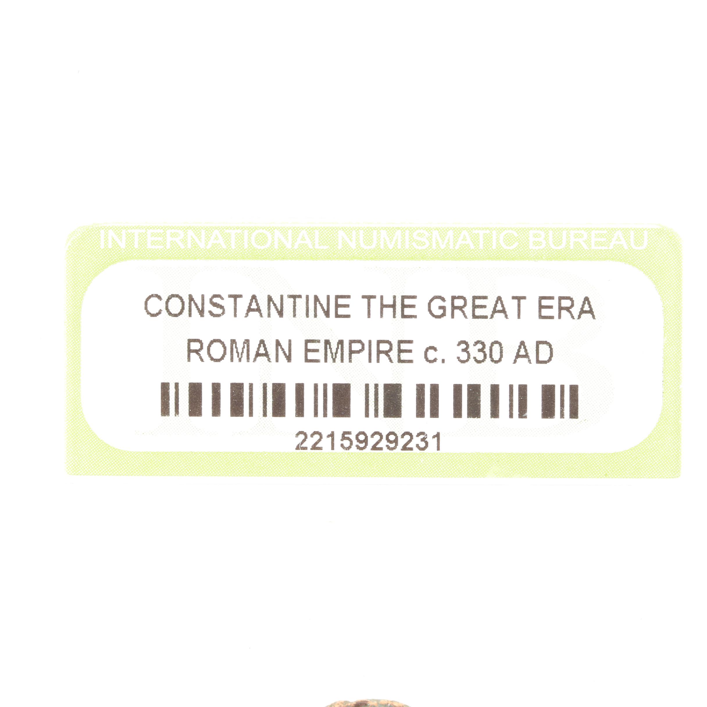 Ten Ancient Roman Imperial Bronze Coins from Constantine the Great's Era