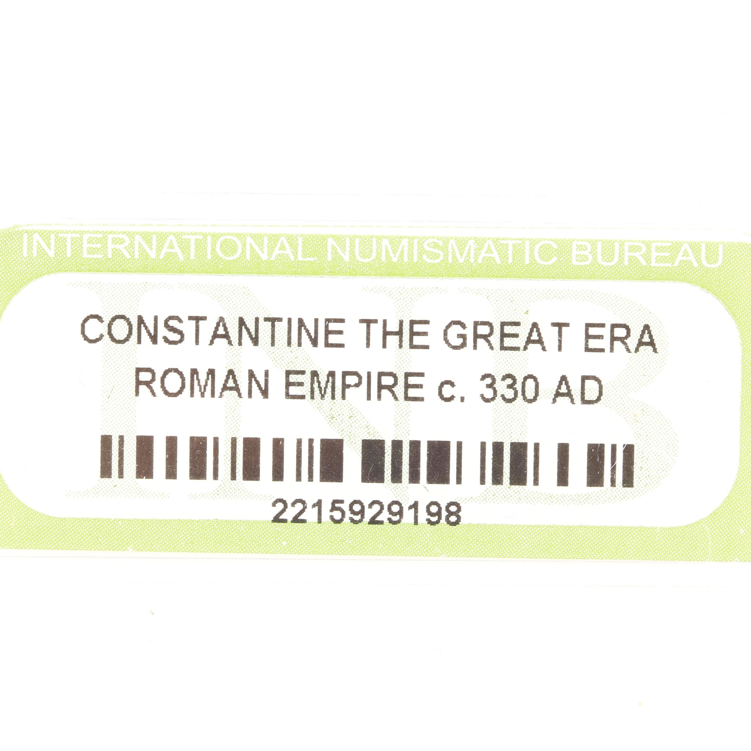 Ten Ancient Roman Imperial Bronze Coins from Constantine the Great's Era