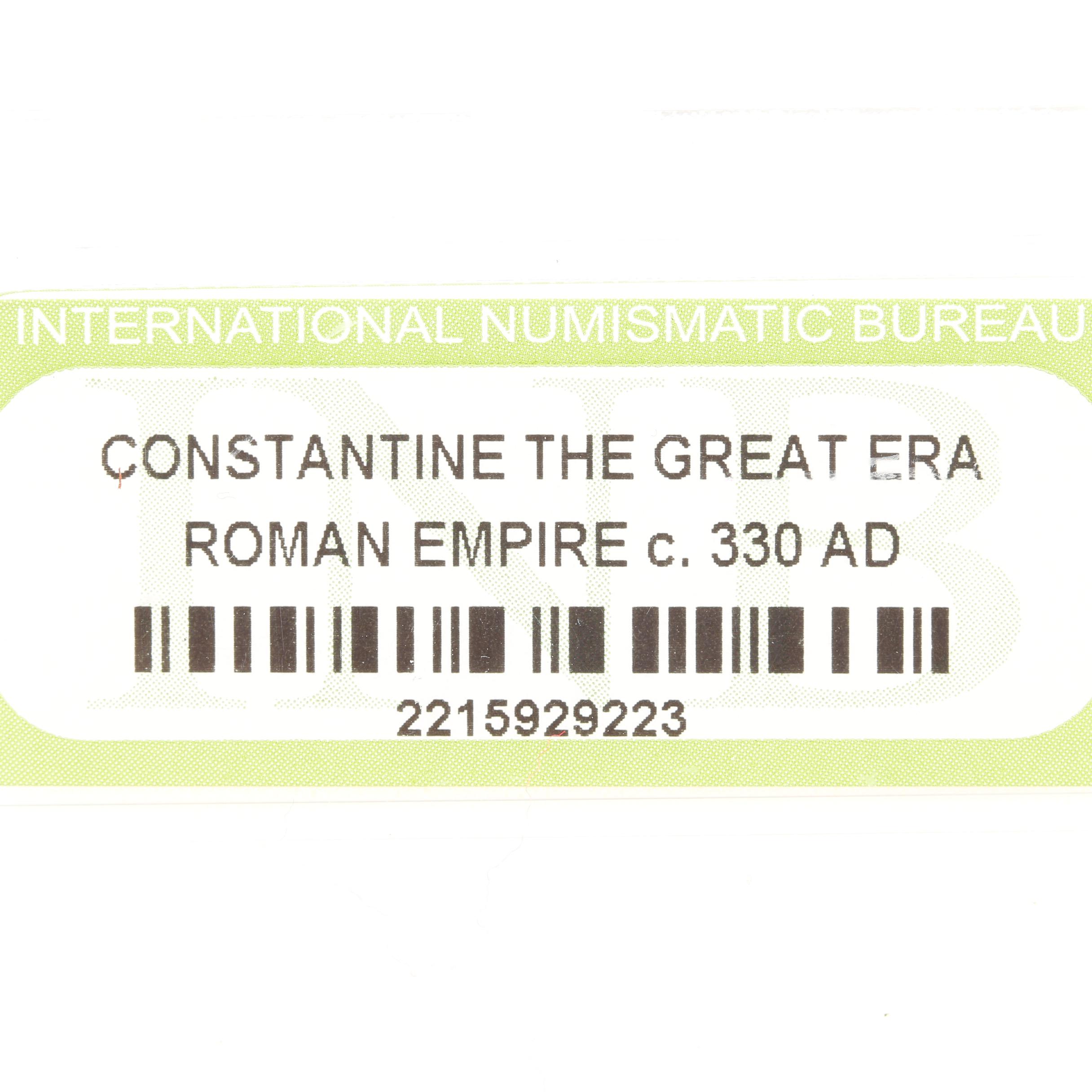 Ten Ancient Roman Imperial Bronze Coins from Constantine the Great's Era
