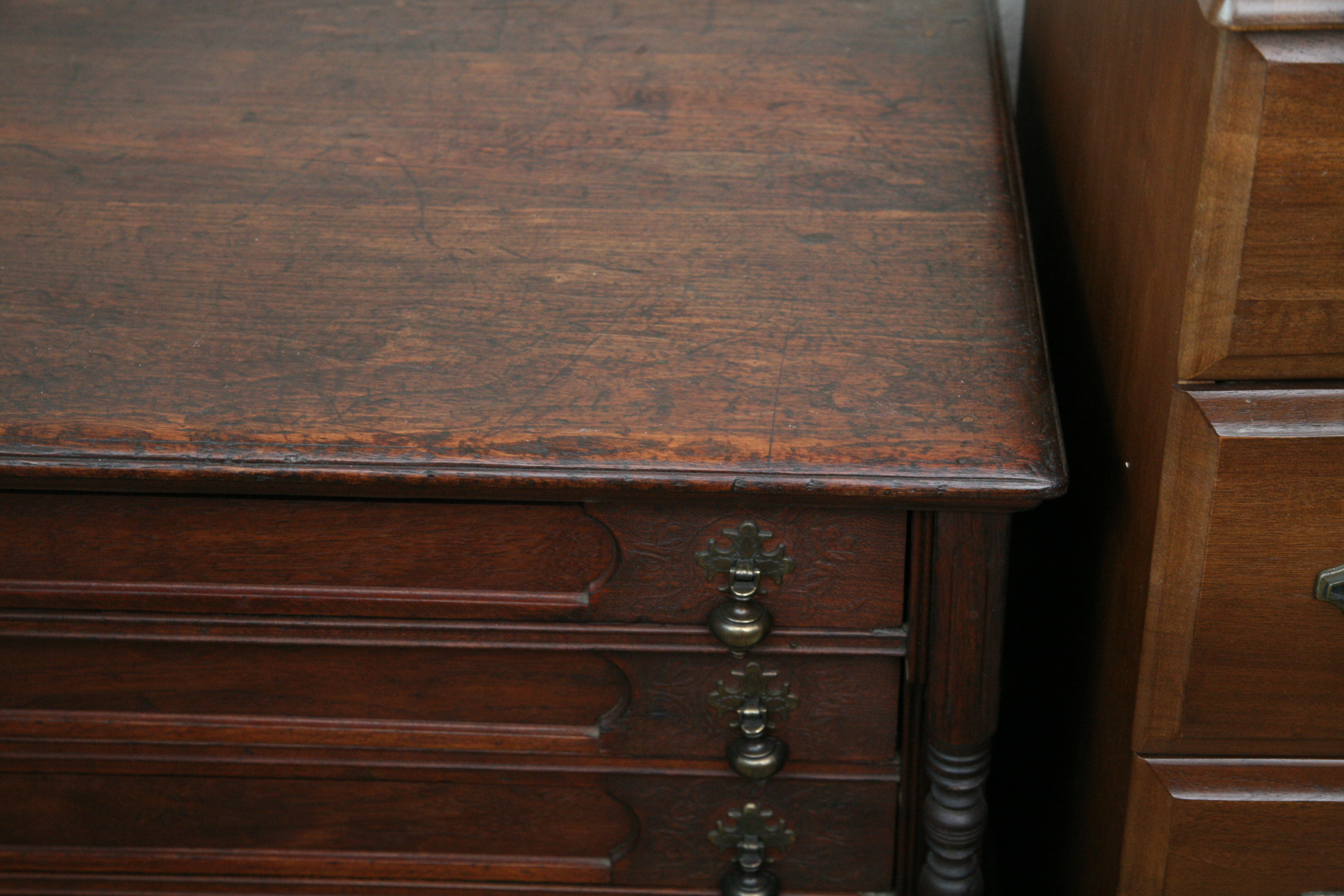 Antique Victorian Walnut Chest of Drawers