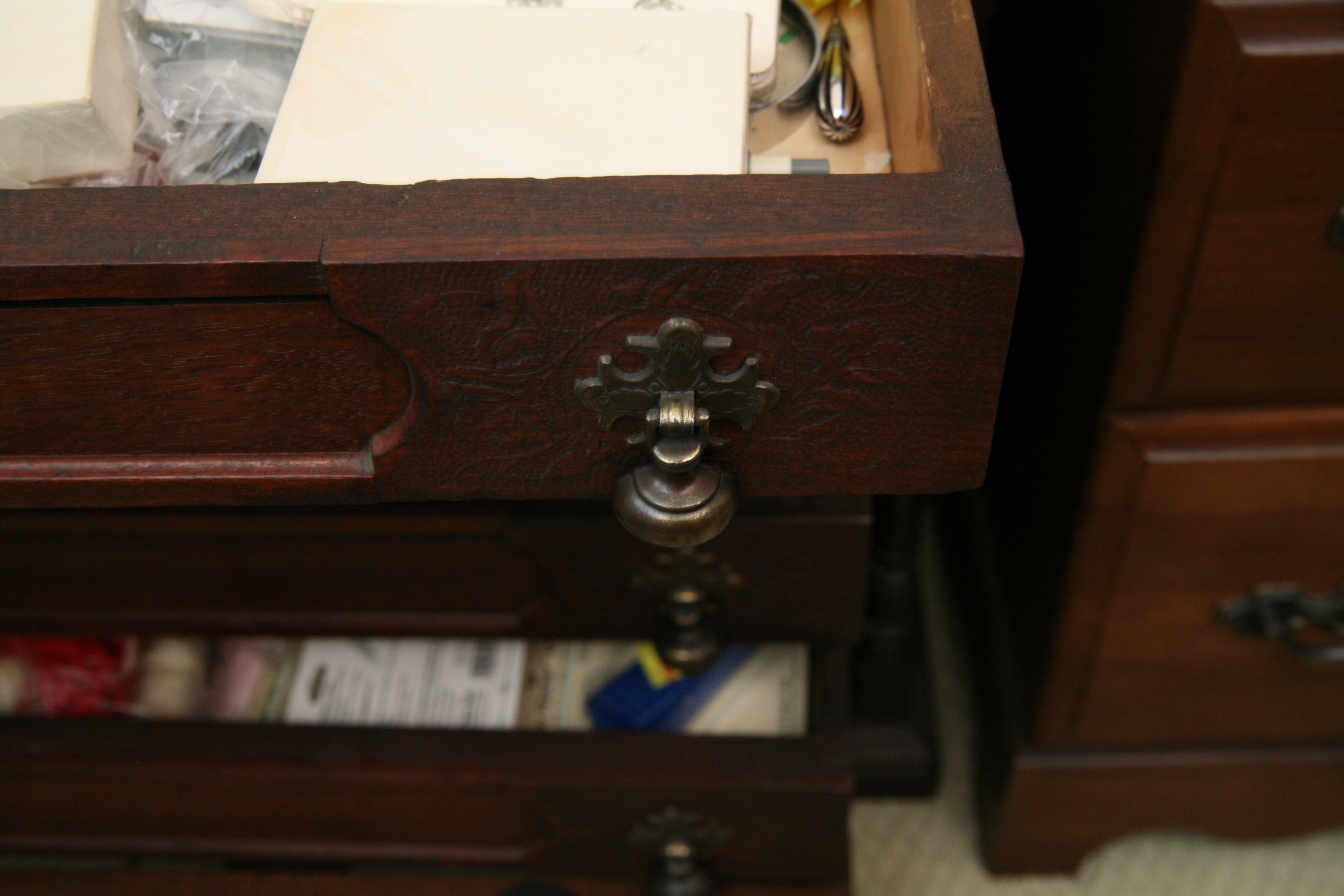 Antique Victorian Walnut Chest of Drawers