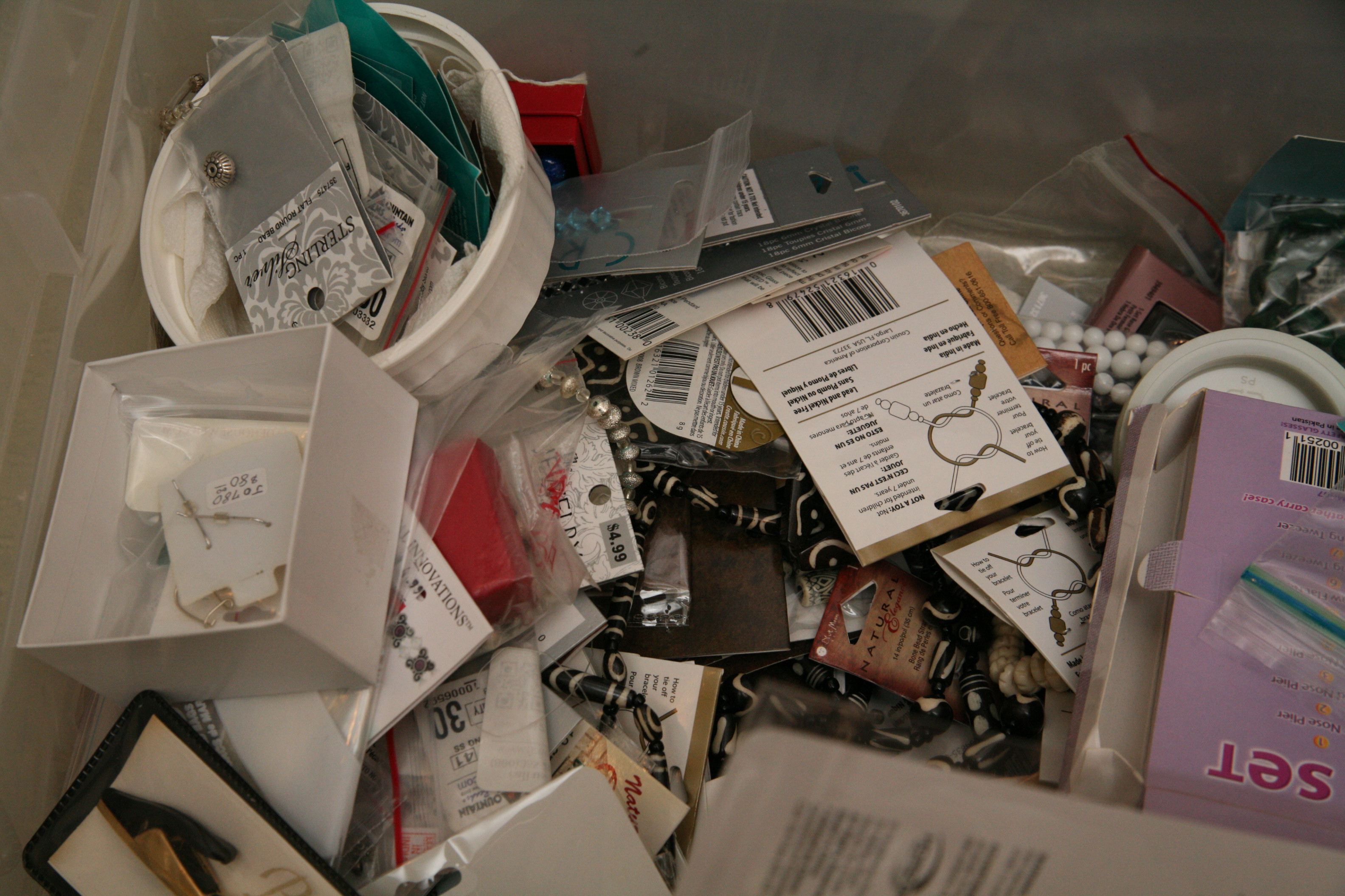 The Bead Buddy Organizer and Beading Supplies