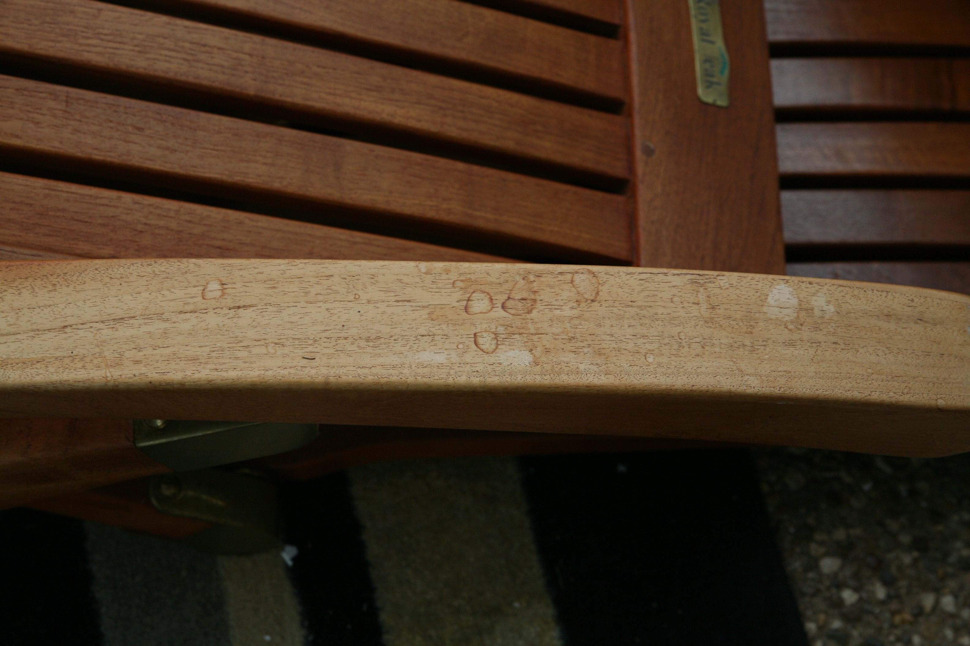 Royal Teak Patio Lounge Chair and Side Table