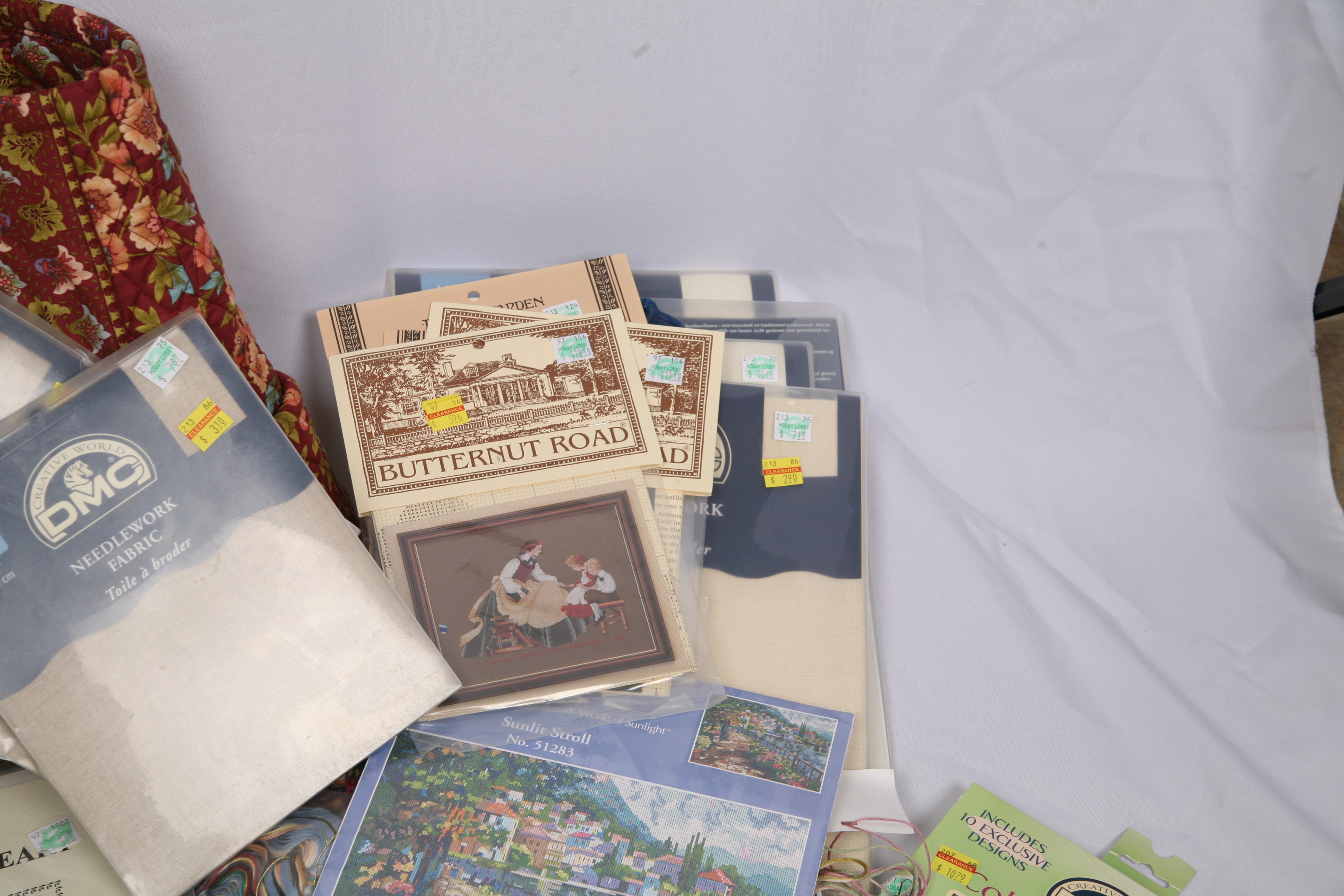 Cross-Stitch Patterns and Carrying Bag