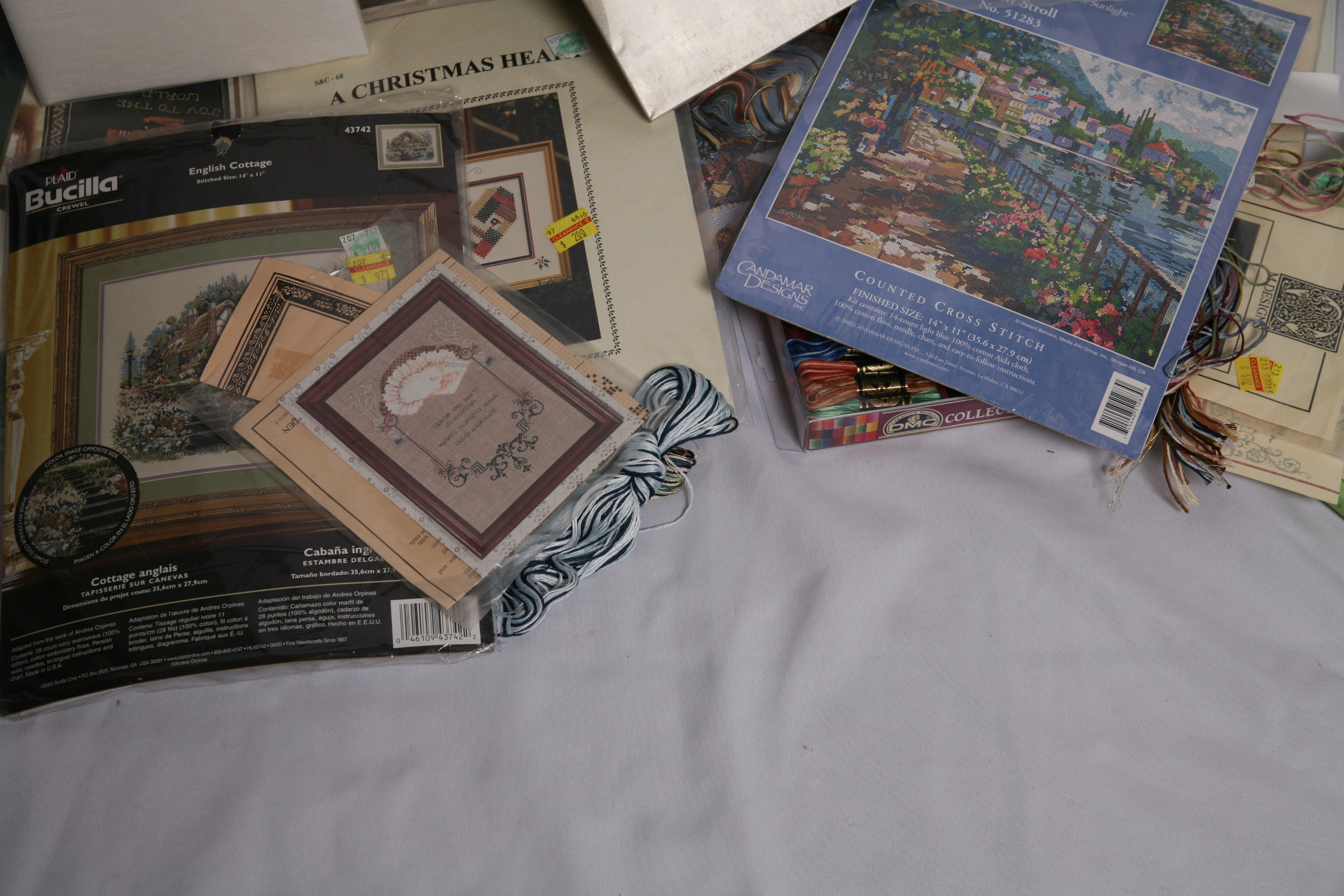 Cross-Stitch Patterns and Carrying Bag