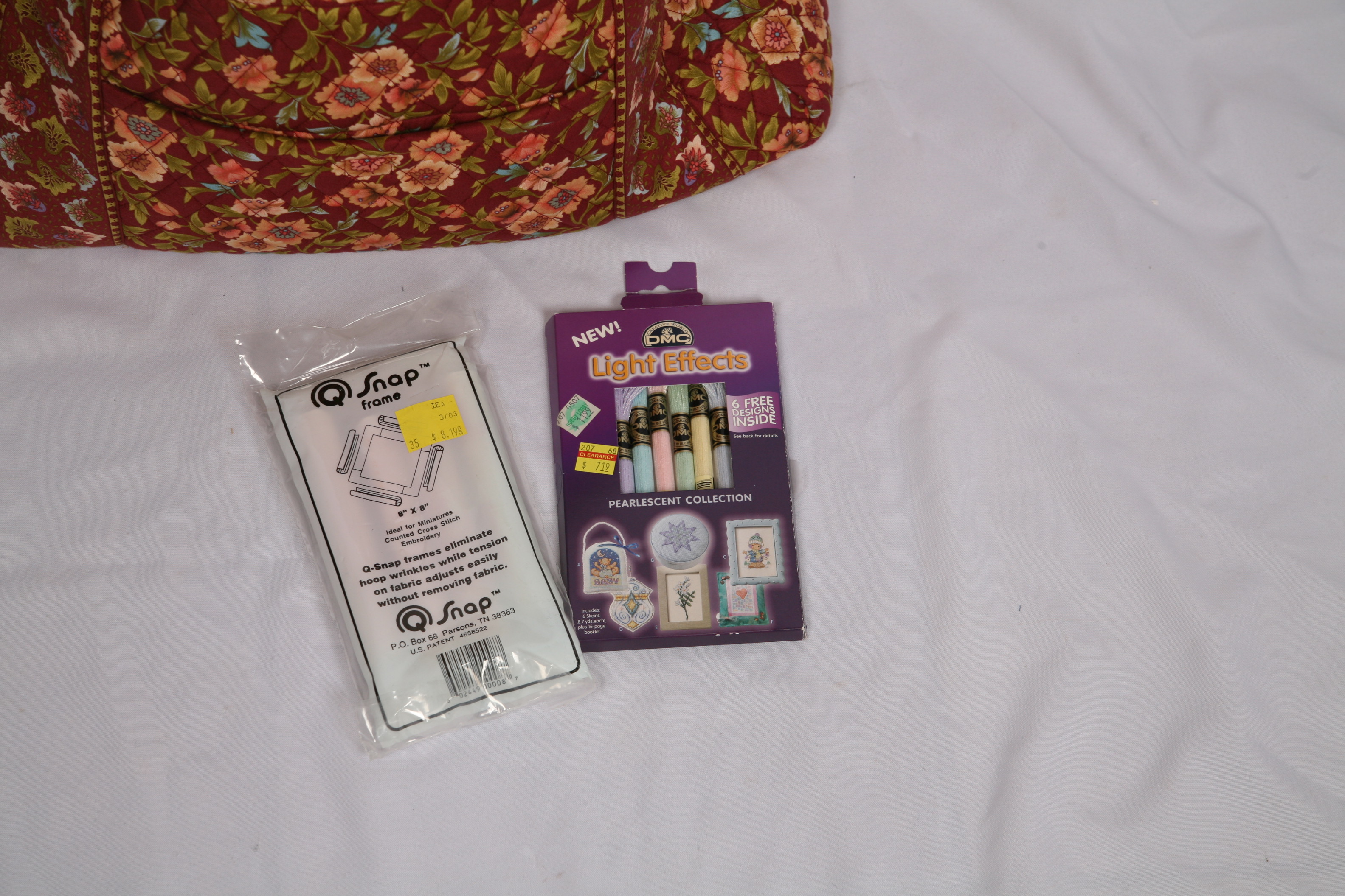 Cross-Stitch Patterns and Carrying Bag