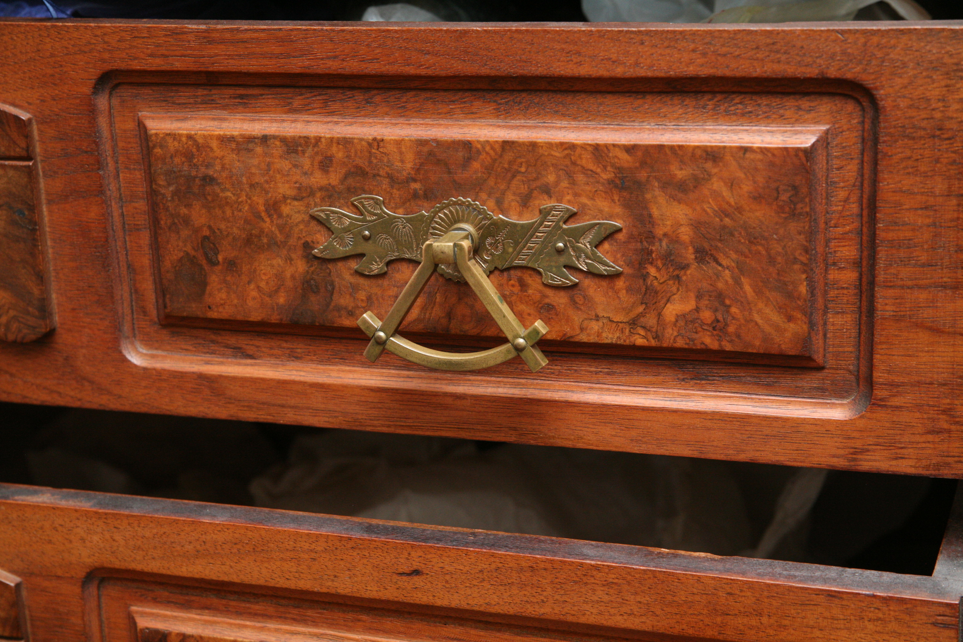 Ghulam Mustafa Watercolor Painting "Moon Behind Pines"