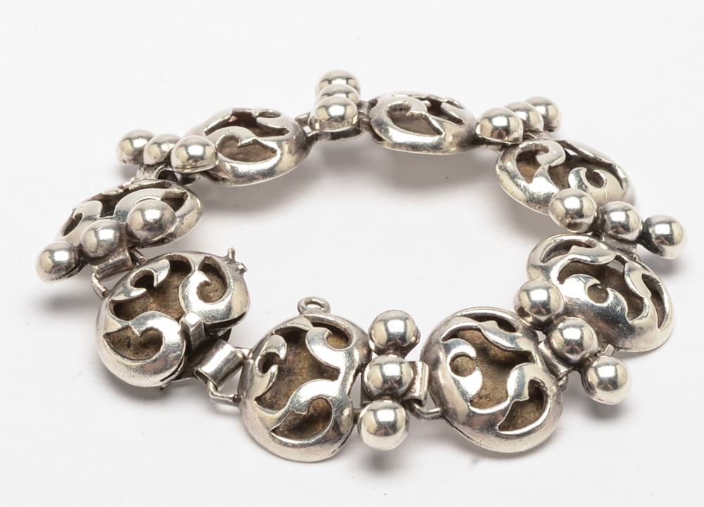 Vintage Sterling Silver "Ana Brilanti" Bracelet