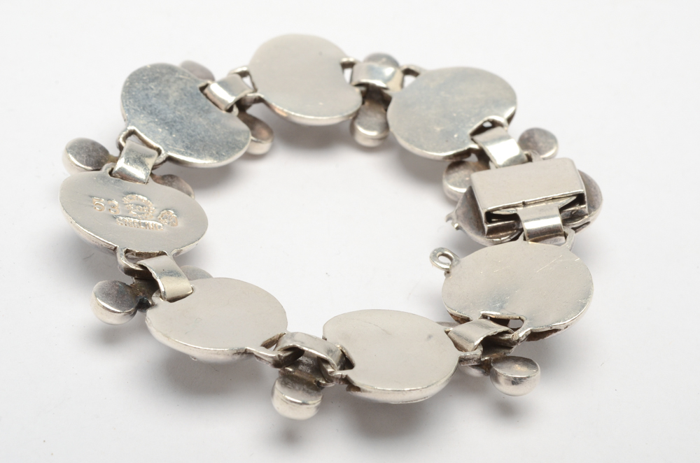 Vintage Sterling Silver "Ana Brilanti" Bracelet