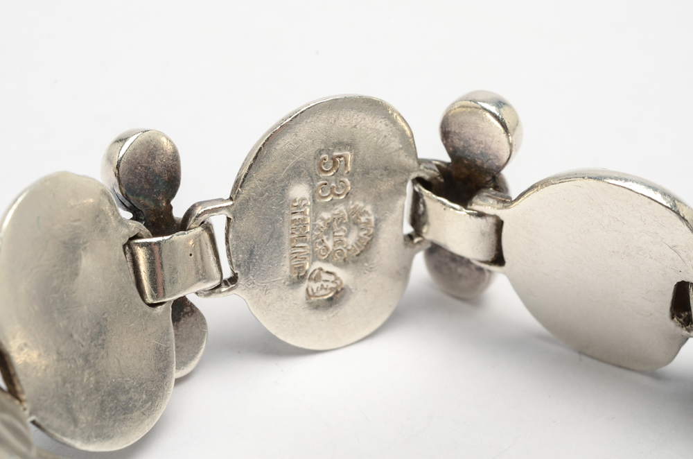 Vintage Sterling Silver "Ana Brilanti" Bracelet