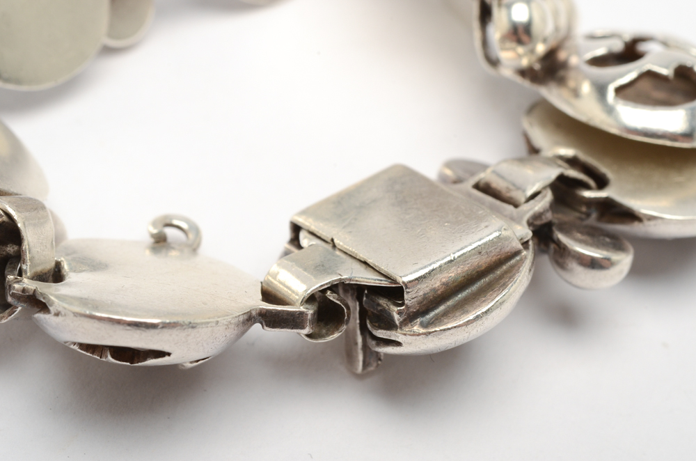 Vintage Sterling Silver "Ana Brilanti" Bracelet